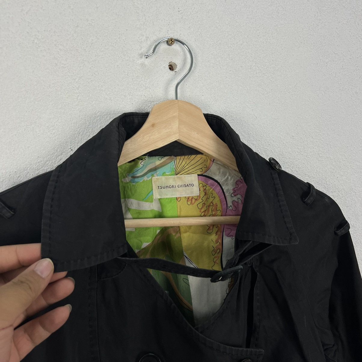 Issey Miyake RARE OVERPRINT LONG JACKET ISSEY MIYAKE TSUMORI CHISATO Size US M / EU 48-50 / 2 - 7 Thumbnail