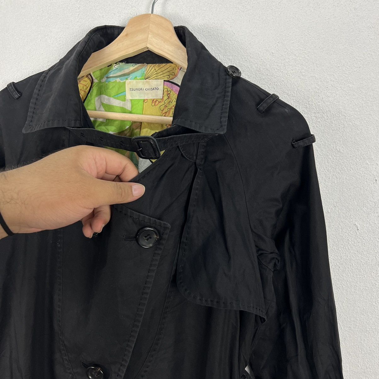 Issey Miyake RARE OVERPRINT LONG JACKET ISSEY MIYAKE TSUMORI CHISATO Size US M / EU 48-50 / 2 - 6 Thumbnail