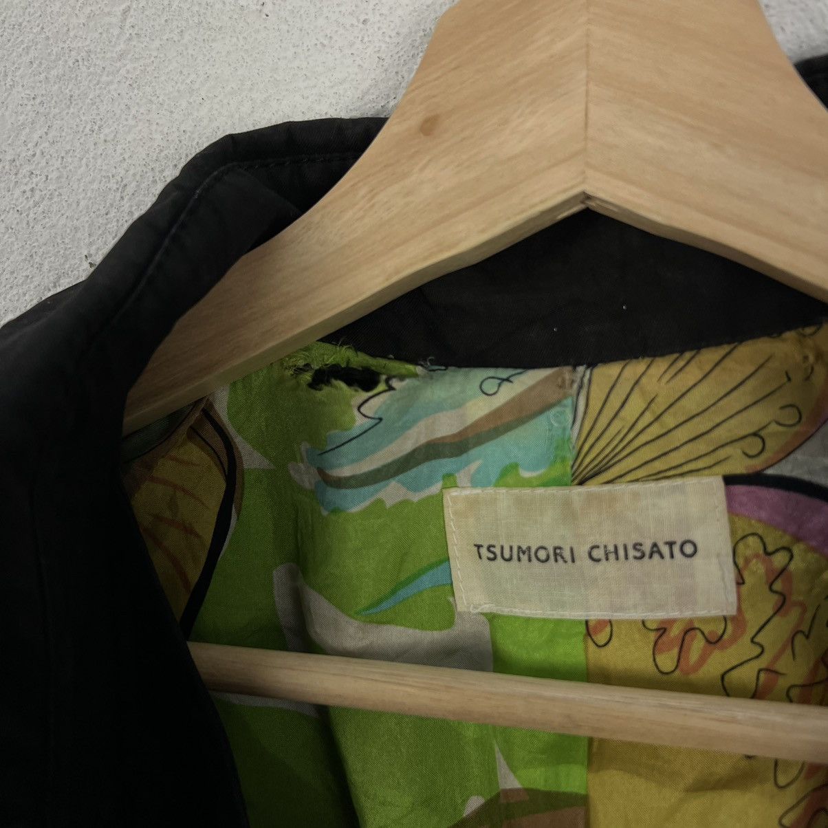 Issey Miyake RARE OVERPRINT LONG JACKET ISSEY MIYAKE TSUMORI CHISATO Size US M / EU 48-50 / 2 - 14 Thumbnail