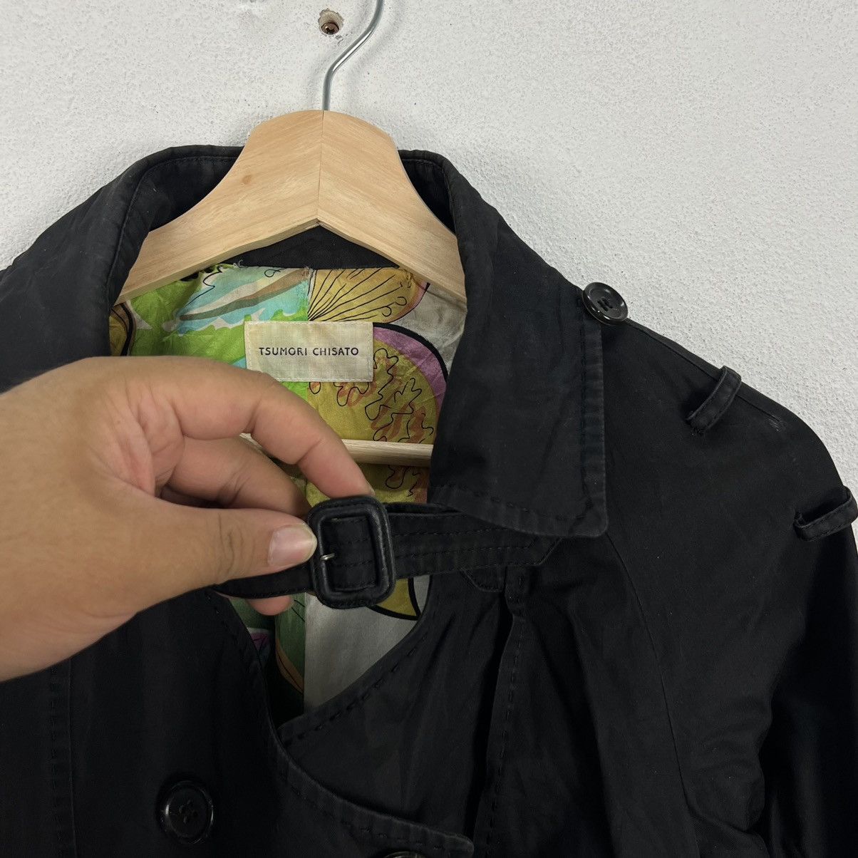 Issey Miyake RARE OVERPRINT LONG JACKET ISSEY MIYAKE TSUMORI CHISATO Size US M / EU 48-50 / 2 - 10 Thumbnail