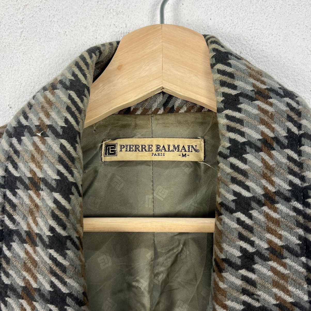 Japanese Brand VINTAGE PIERRE BALMAIN PARIS BATHROBE NOVA CHECK DESIGN Size US M / EU 48-50 / 2 - 5 Thumbnail