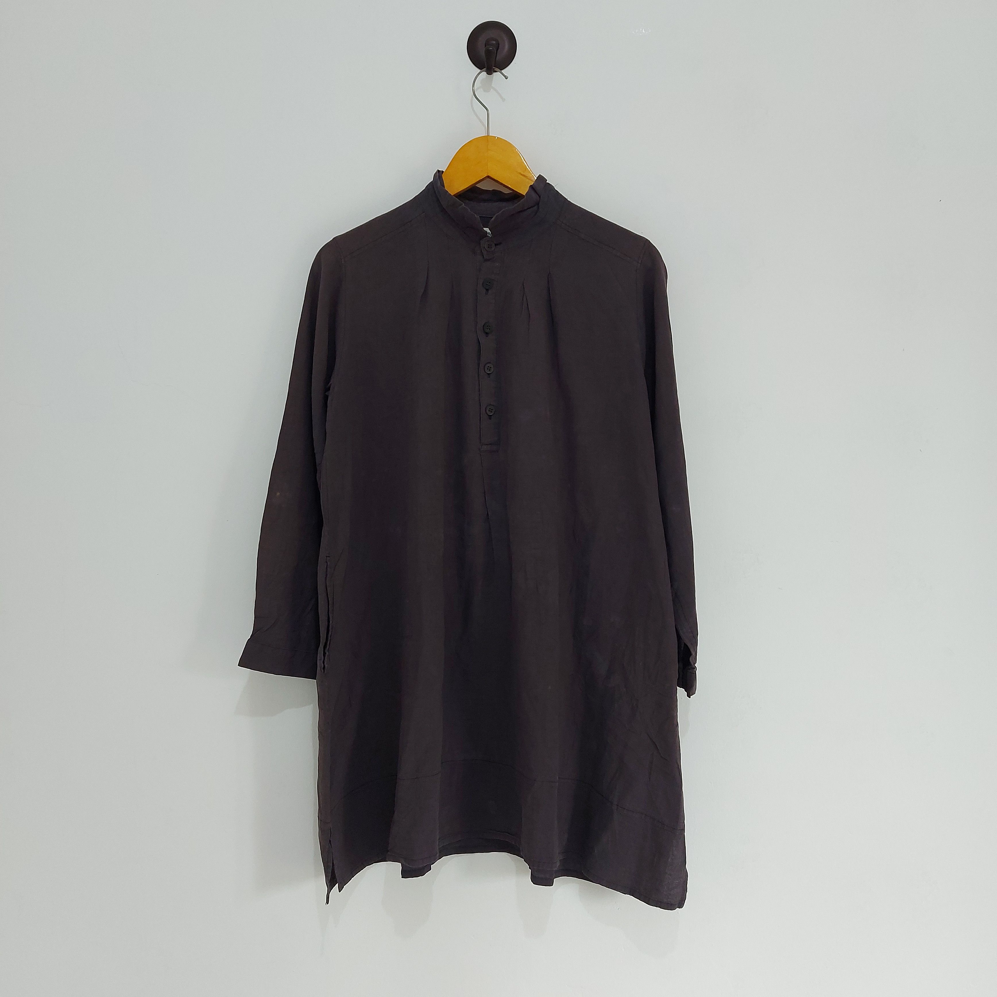 Japanese Brand NWT BPN (Black Peace Now) Swallowtail Top with raw