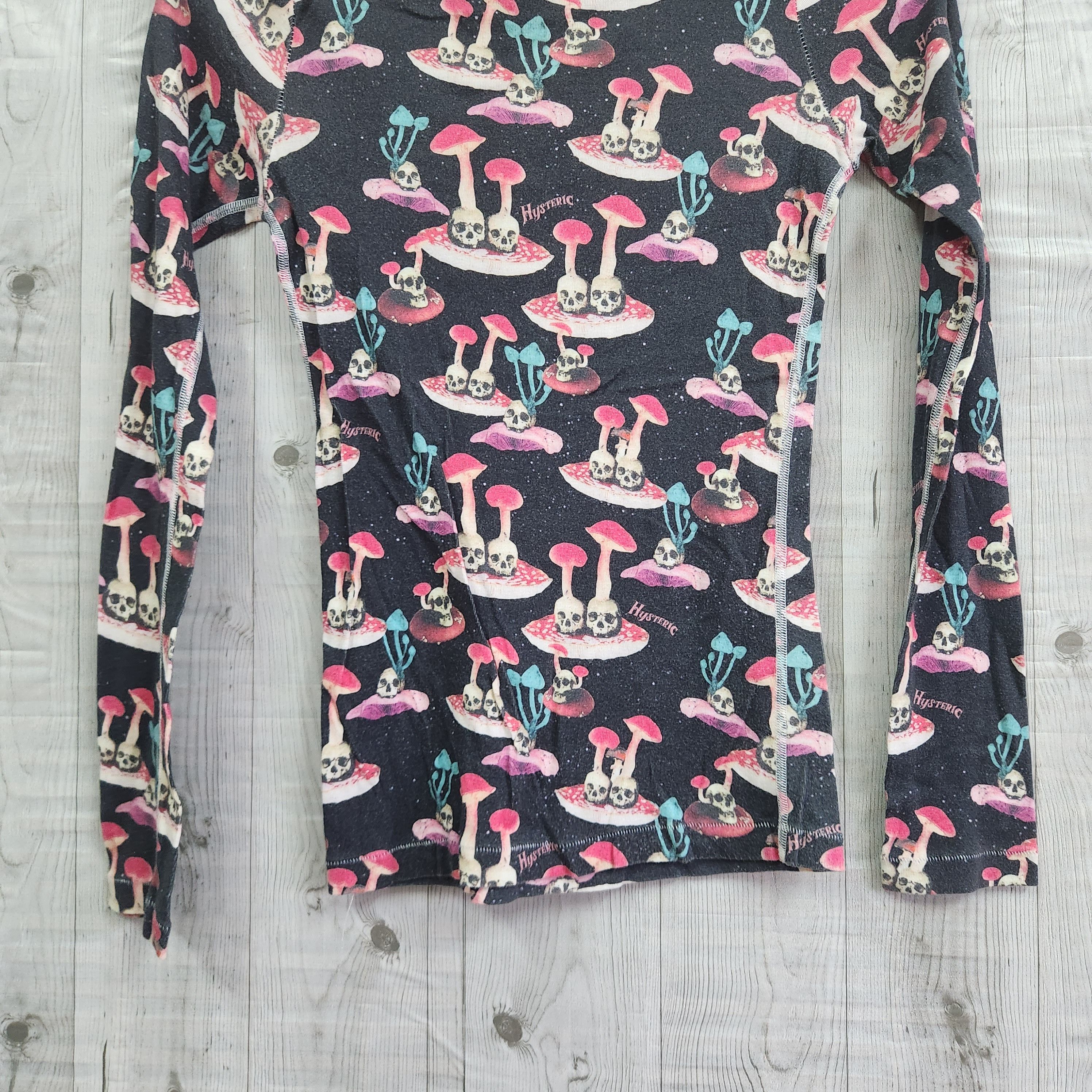 Hysteric Glamour Hysteric Glamour Skulls Kinky Slick Stretchable TShirt Size ONE SIZE - 7 Thumbnail