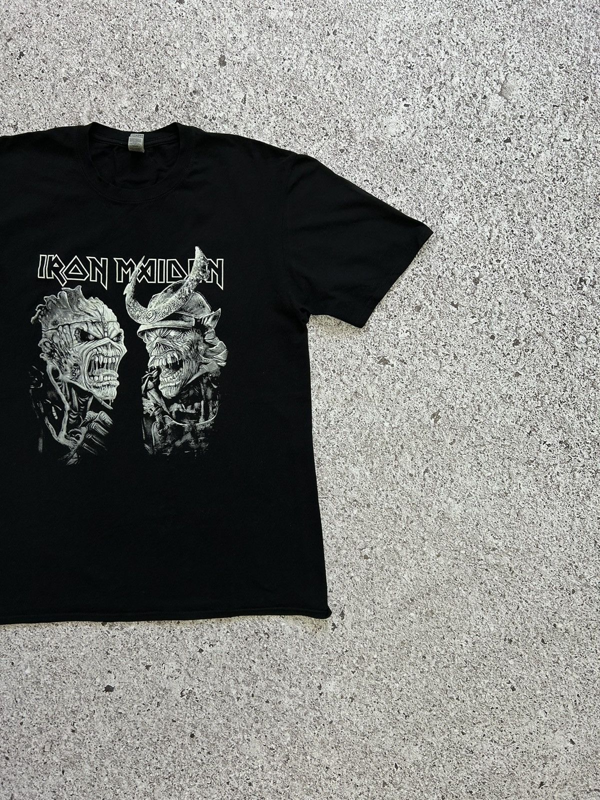 Iron Maiden × Vintage Vintage Iron Maiden Rock Metal Band Tout Tee Y2K T-shirt Size US XL / EU 56 / 4 - 3 Thumbnail