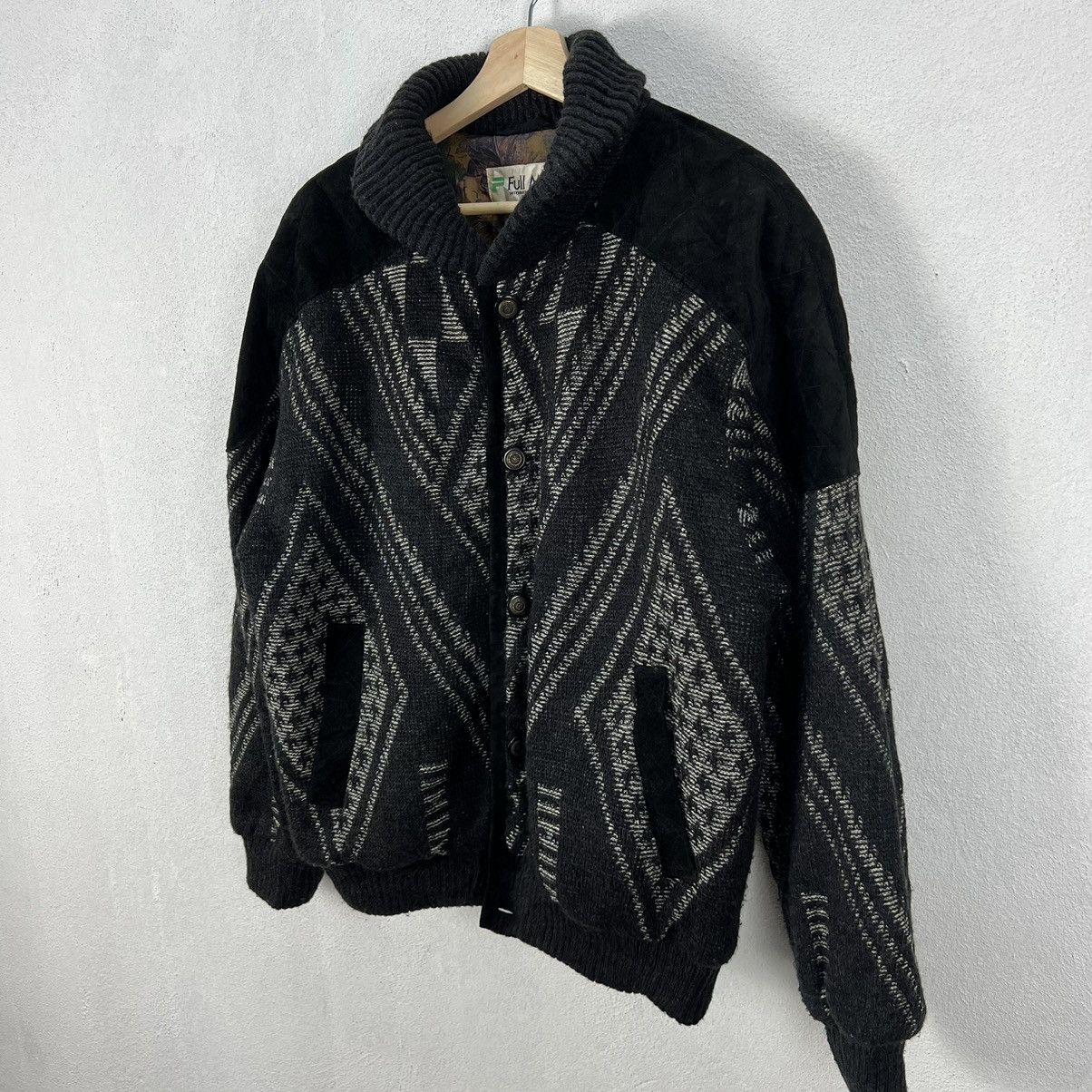 Japanese Brand VINTAGE FULL MARK NAVAJO DESIGN BOMBER JACKET STYLE Size US M / EU 48-50 / 2 - 2 Thumbnail
