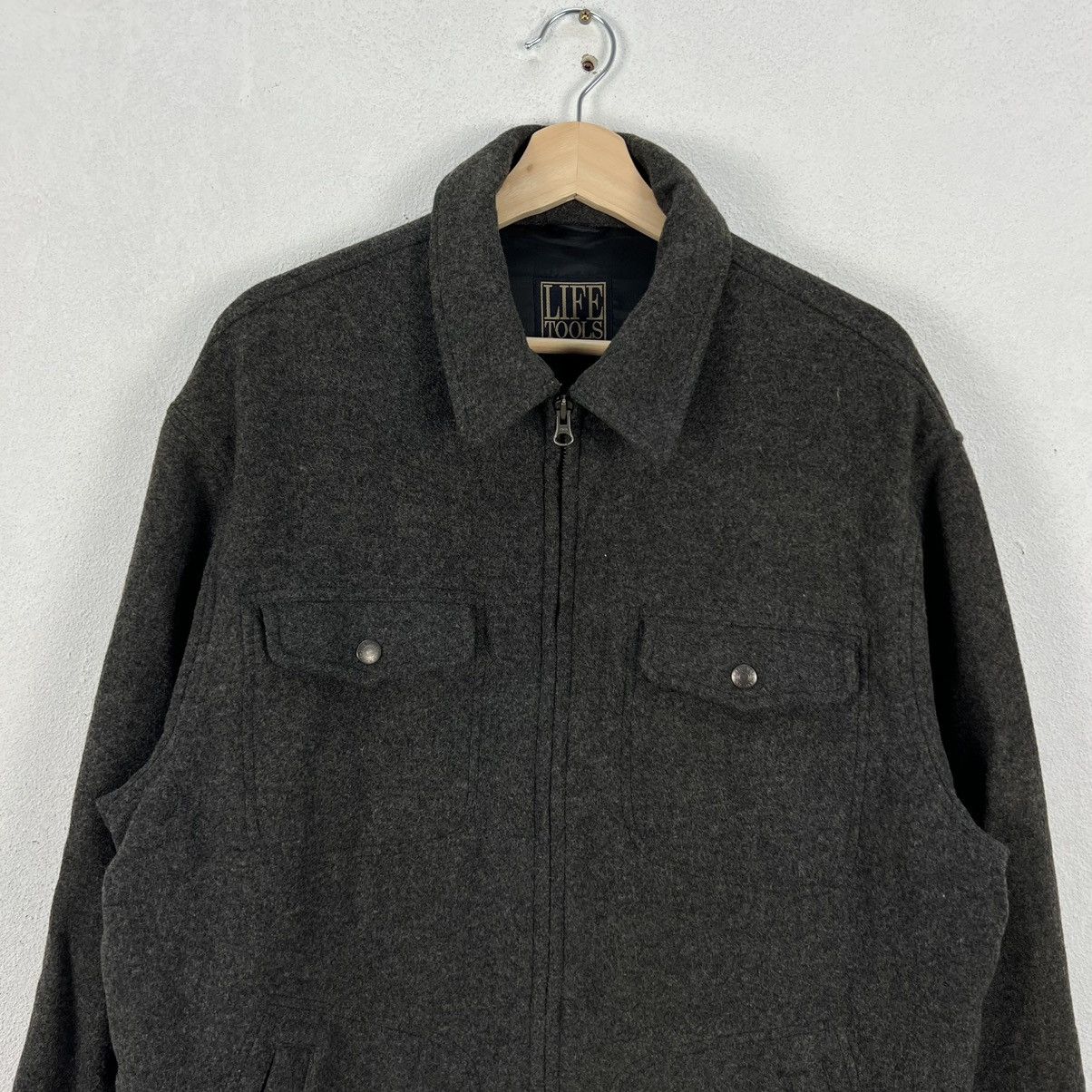 Japanese Brand VINTAGE LIGE TOOLS WOOL JACKET MULTI POCKET CARGO DESIGN Size US M / EU 48-50 / 2 - 3 Thumbnail