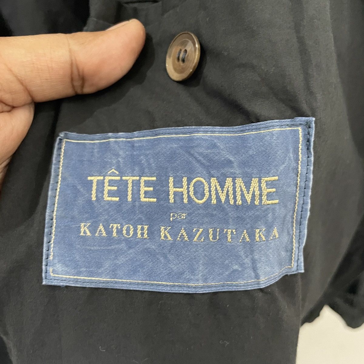 Issey Miyake Vintage Tete Homme by Issey Miyake Par Katoh Kazutaka Trench Size US XL / EU 56 / 4 - 6 Thumbnail