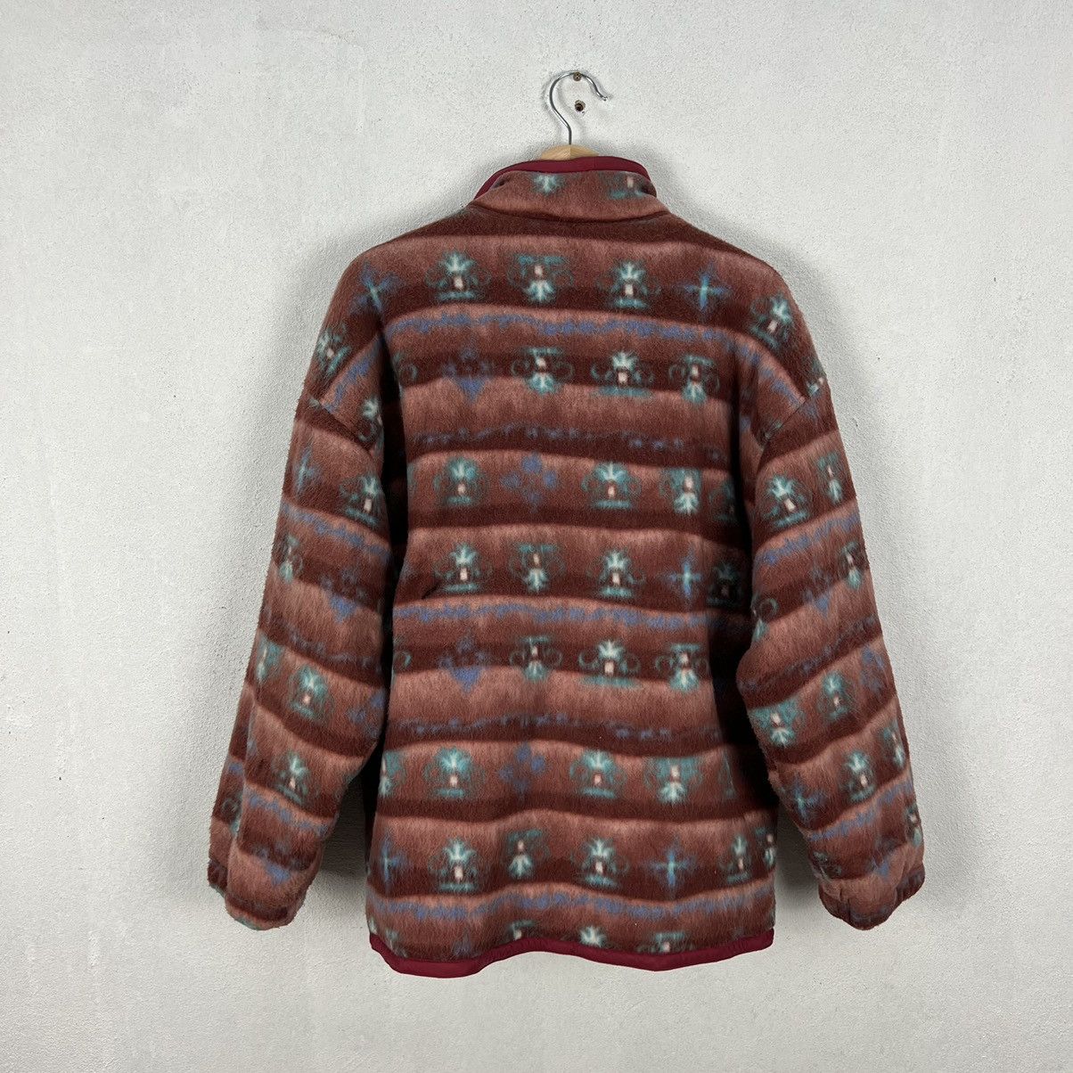 Japanese Brand VINTAGE LAMBOLEY NAVAJO DESIGN BUTTON JACKET Size US M / EU 48-50 / 2 - 9 Thumbnail