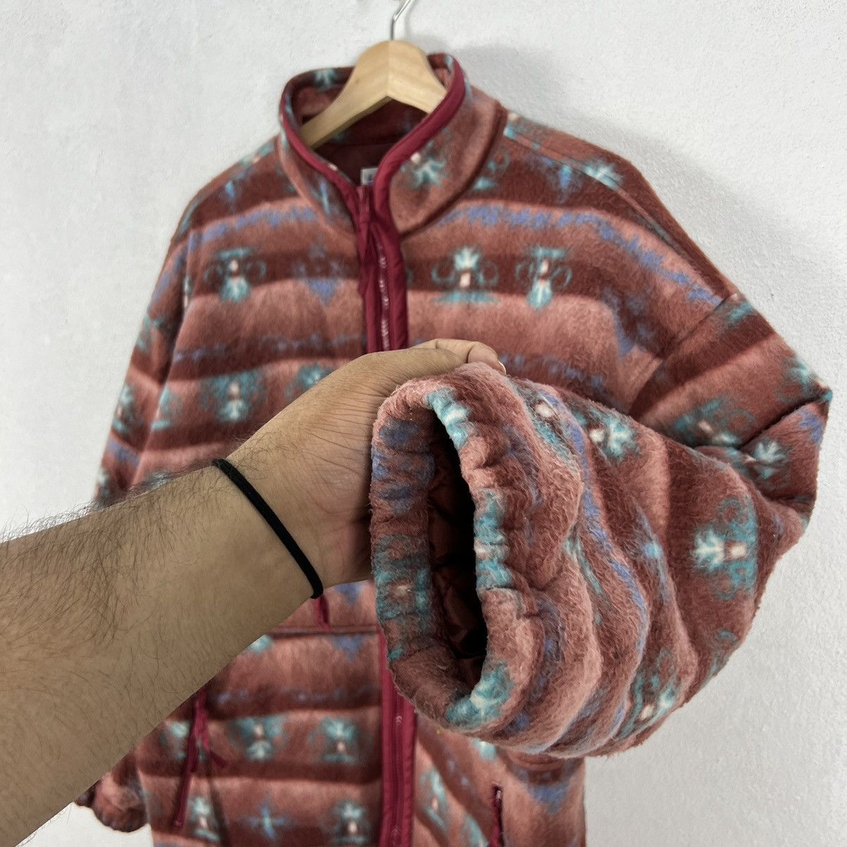 Japanese Brand VINTAGE LAMBOLEY NAVAJO DESIGN BUTTON JACKET Size US M / EU 48-50 / 2 - 7 Thumbnail