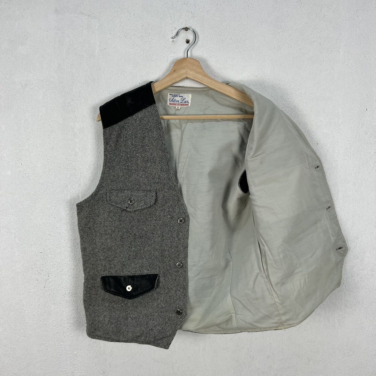 Japanese Brand VINTAGE SILVER LUX MIZUNO VEST TARTAN DESIGN Size US S / EU 44-46 / 1 - 11 Thumbnail