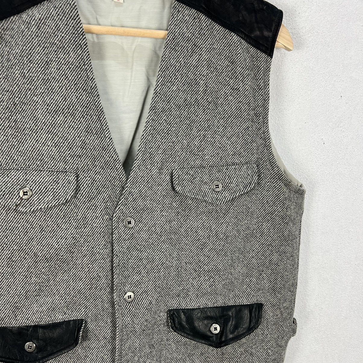 Japanese Brand VINTAGE SILVER LUX MIZUNO VEST TARTAN DESIGN Size US S / EU 44-46 / 1 - 5 Thumbnail