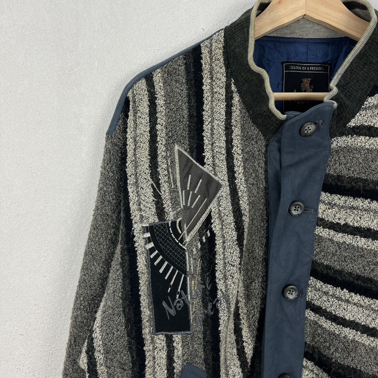 Japanese Brand VINTAGE KEN VALIDO RESERVE STRIPED STYLE DESIGN JACKET Size US M / EU 48-50 / 2 - 6 Thumbnail