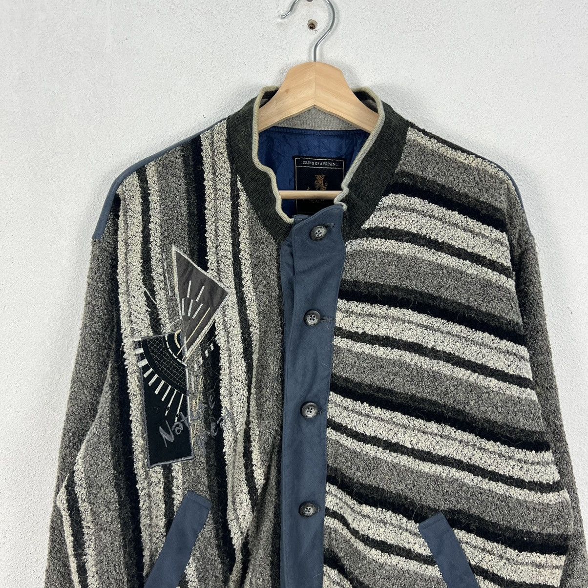 Japanese Brand VINTAGE KEN VALIDO RESERVE STRIPED STYLE DESIGN JACKET Size US M / EU 48-50 / 2 - 3 Thumbnail
