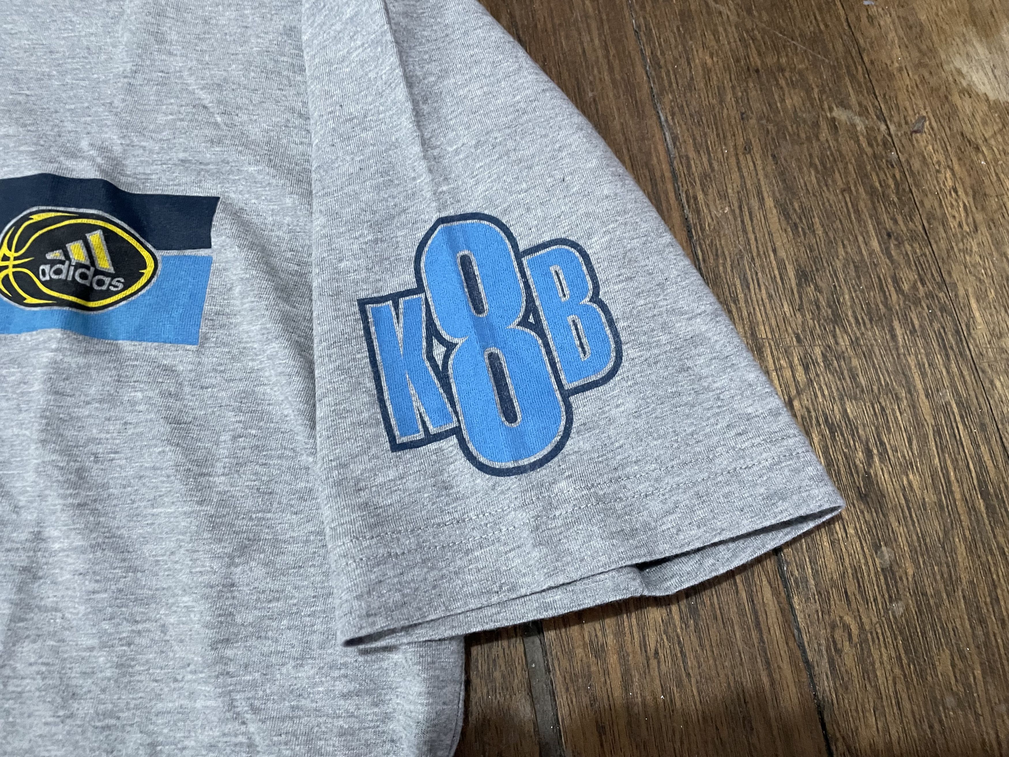 NBA Rare Vintage Kobe Bryant KB8 Adidas Shirt Size US L / EU 52-54 / 3 - 4 Thumbnail