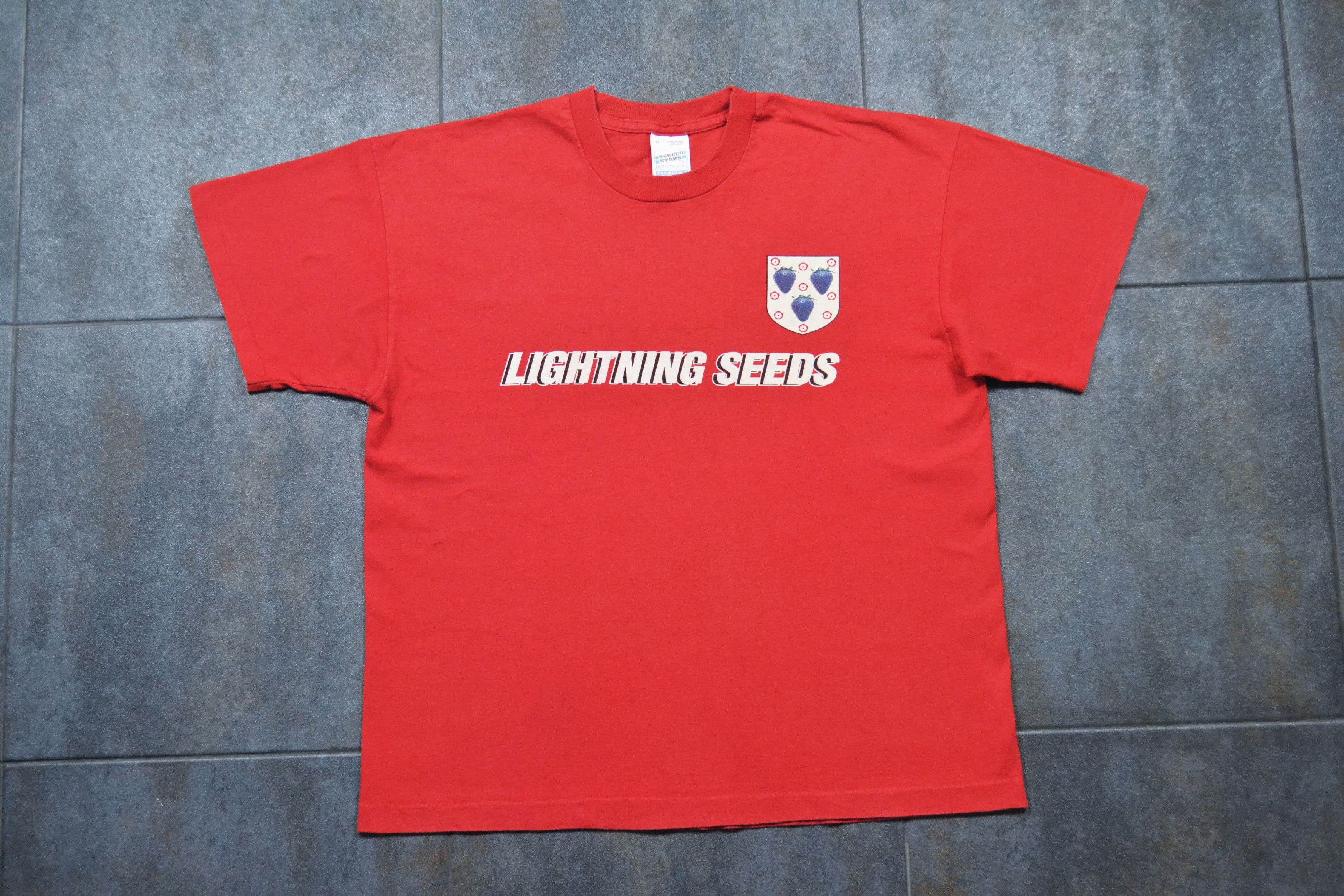 Band Tees 90s Vintage 1994 Lightning Seeds Jollification Britpop Tee Size US XL / EU 56 / 4 - 5 Thumbnail