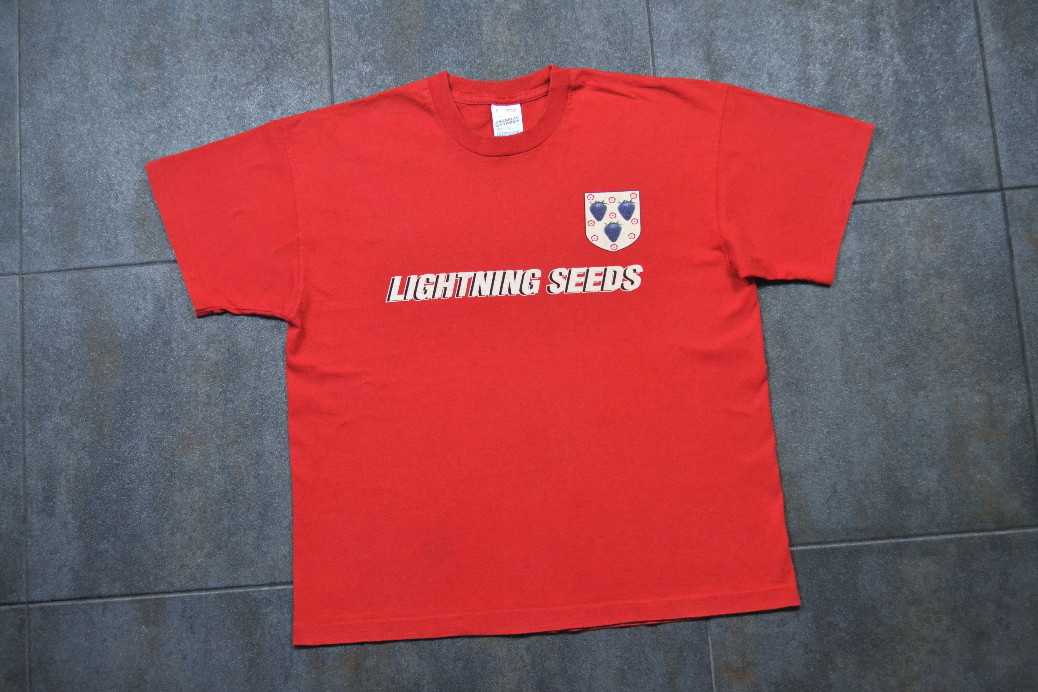 Band Tees 90s Vintage 1994 Lightning Seeds Jollification Britpop Tee Size US XL / EU 56 / 4 - 6 Thumbnail