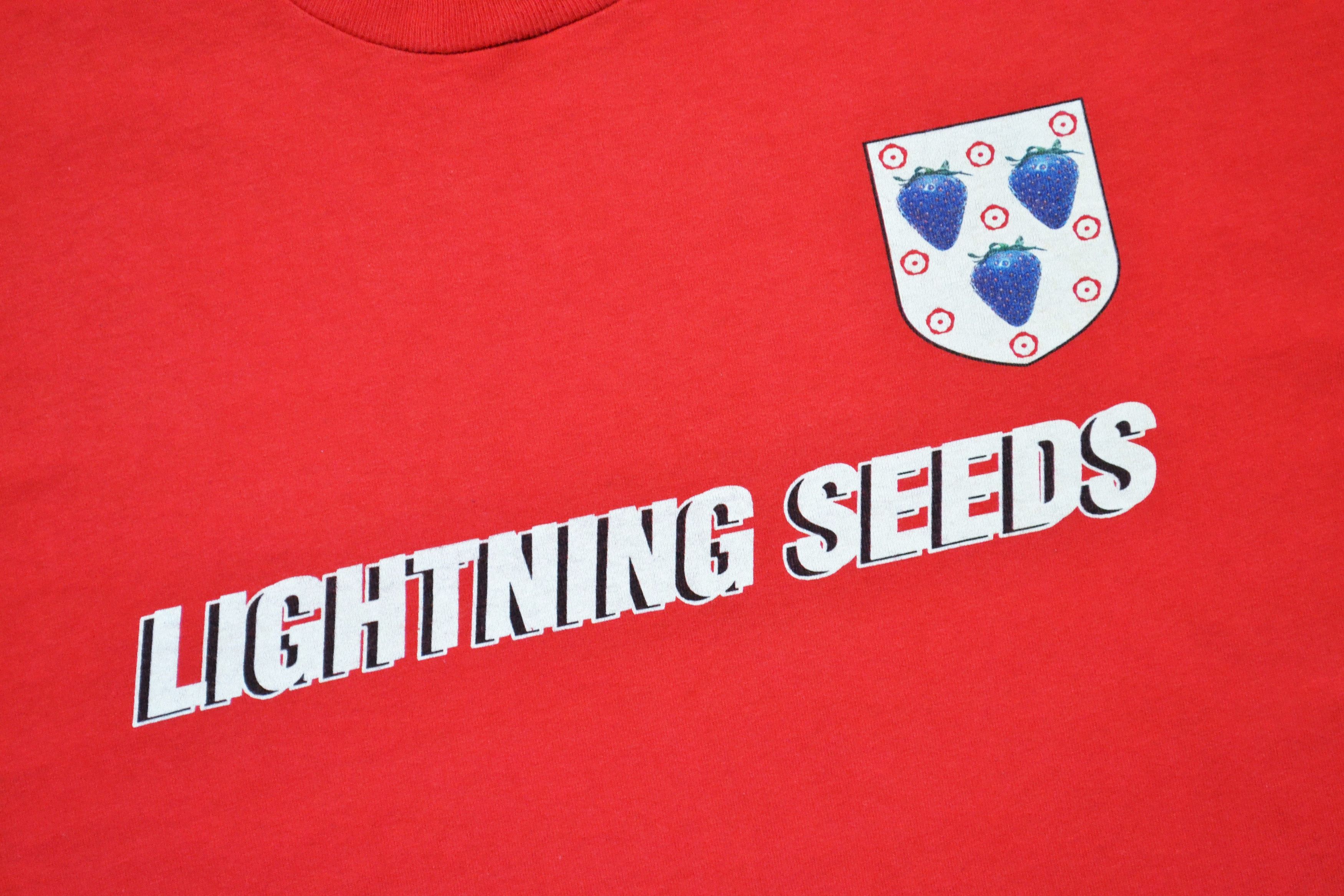 Band Tees 90s Vintage 1994 Lightning Seeds Jollification Britpop Tee Size US XL / EU 56 / 4 - 7 Thumbnail