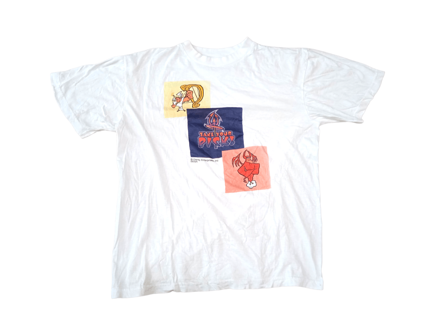 Vintage Vintage 90s Disney SEGA T-Shirt Japan Size US S / EU 44-46 / 1 - 1 Thumbnail