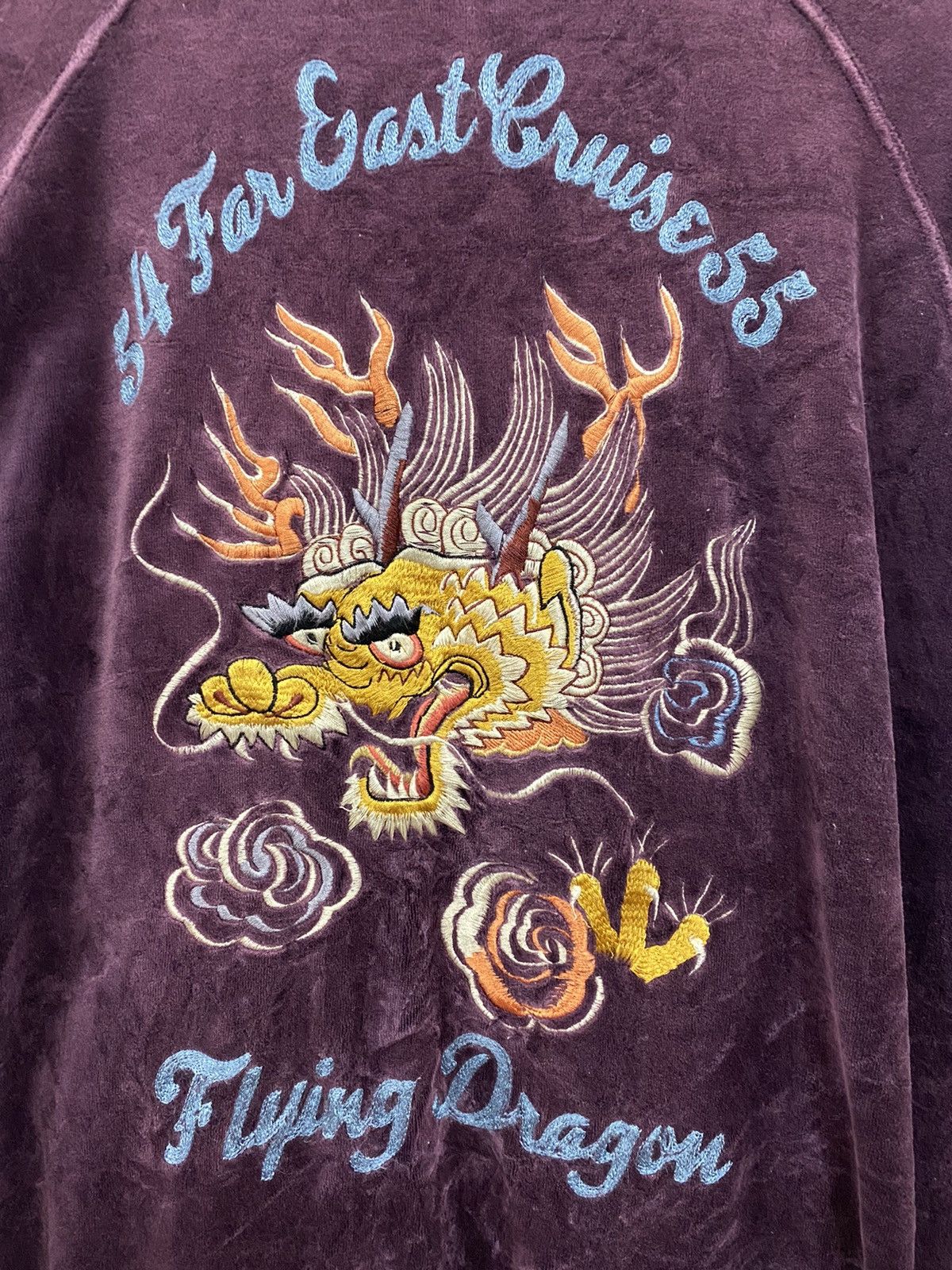 Toyo Enterprises TOYO ENTERPRISE SUKAJAN FLYING DRAGON CORDUROY SWEATER Size US M / EU 48-50 / 2 - 8 Thumbnail