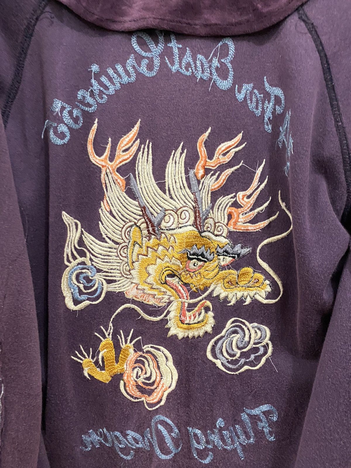 Toyo Enterprises TOYO ENTERPRISE SUKAJAN FLYING DRAGON CORDUROY SWEATER Size US M / EU 48-50 / 2 - 9 Thumbnail