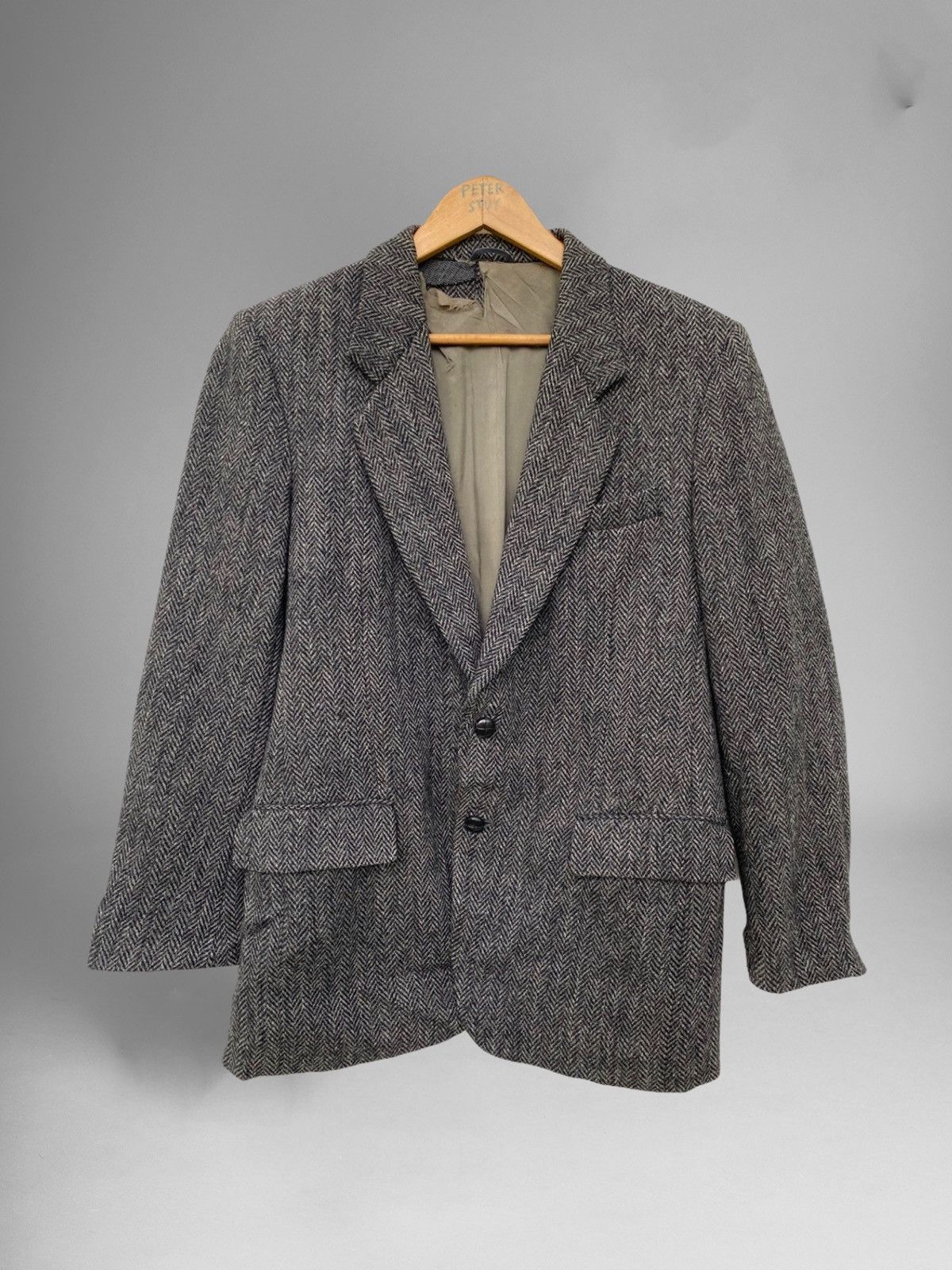 Harris Tweed × Smartwool HARRIS TWEED WOOL JACKET/COAT Size US L / EU 52-54 / 3 - 1 Thumbnail