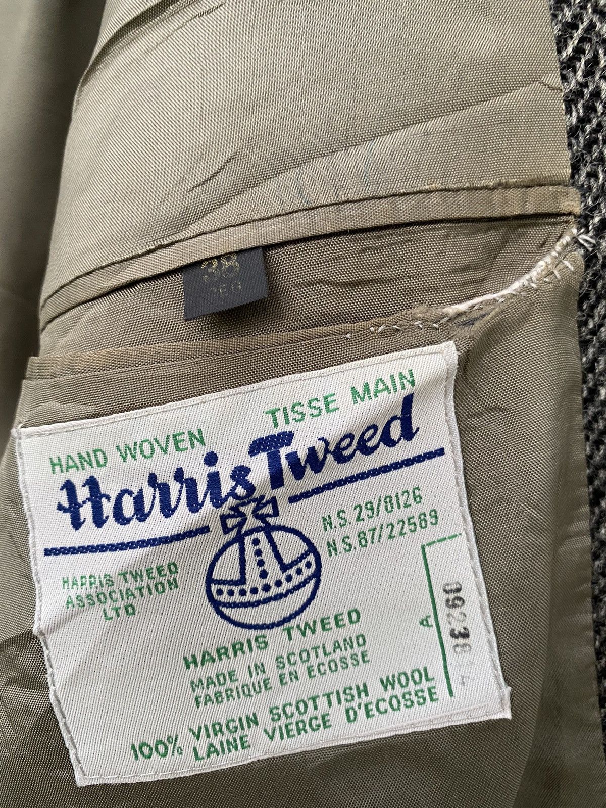 Harris Tweed × Smartwool HARRIS TWEED WOOL JACKET/COAT Size US L / EU 52-54 / 3 - 13 Thumbnail