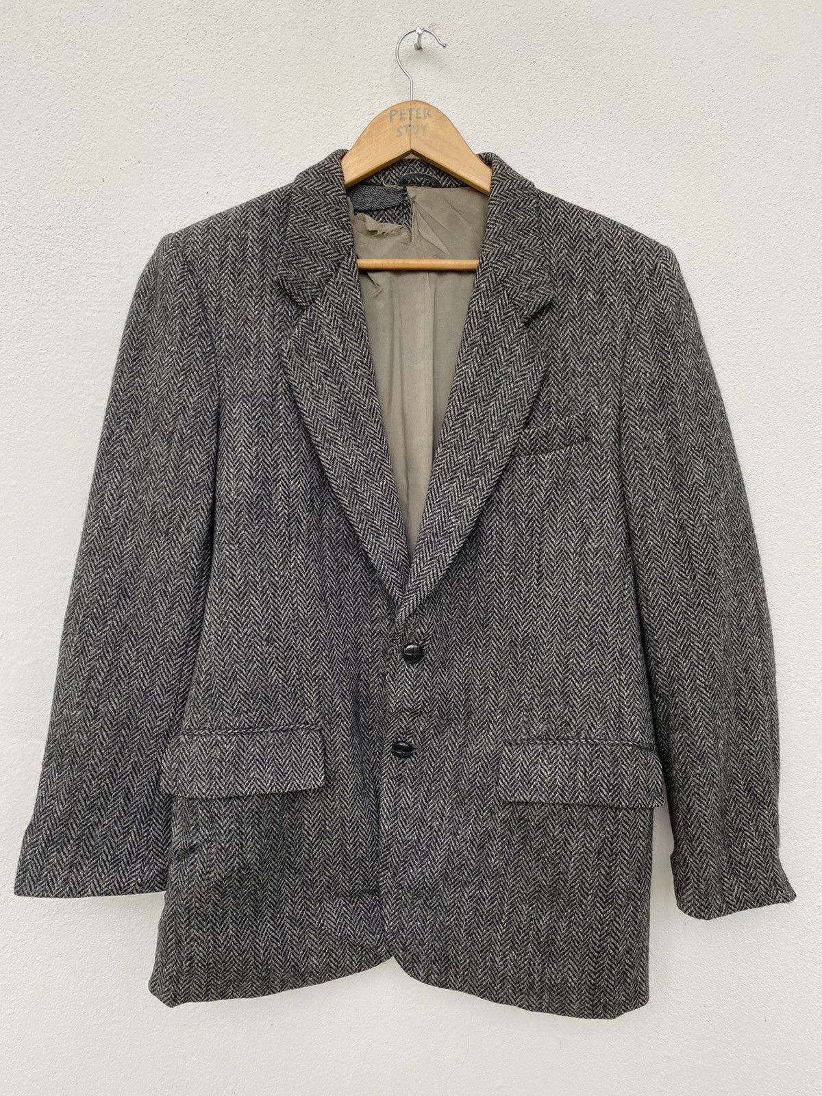 Harris Tweed × Smartwool HARRIS TWEED WOOL JACKET/COAT Size US L / EU 52-54 / 3 - 2 Thumbnail