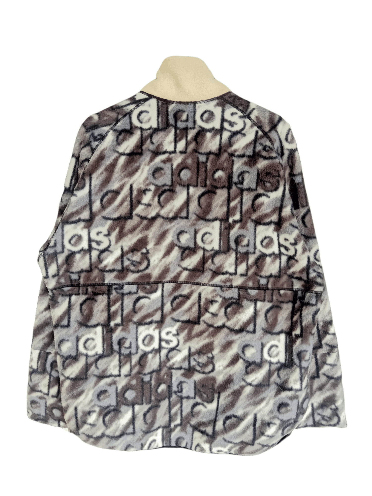 Adidas Adidas Deep pile Anorak Sweatshirt Size US L / EU 52-54 / 3 - 7 Thumbnail
