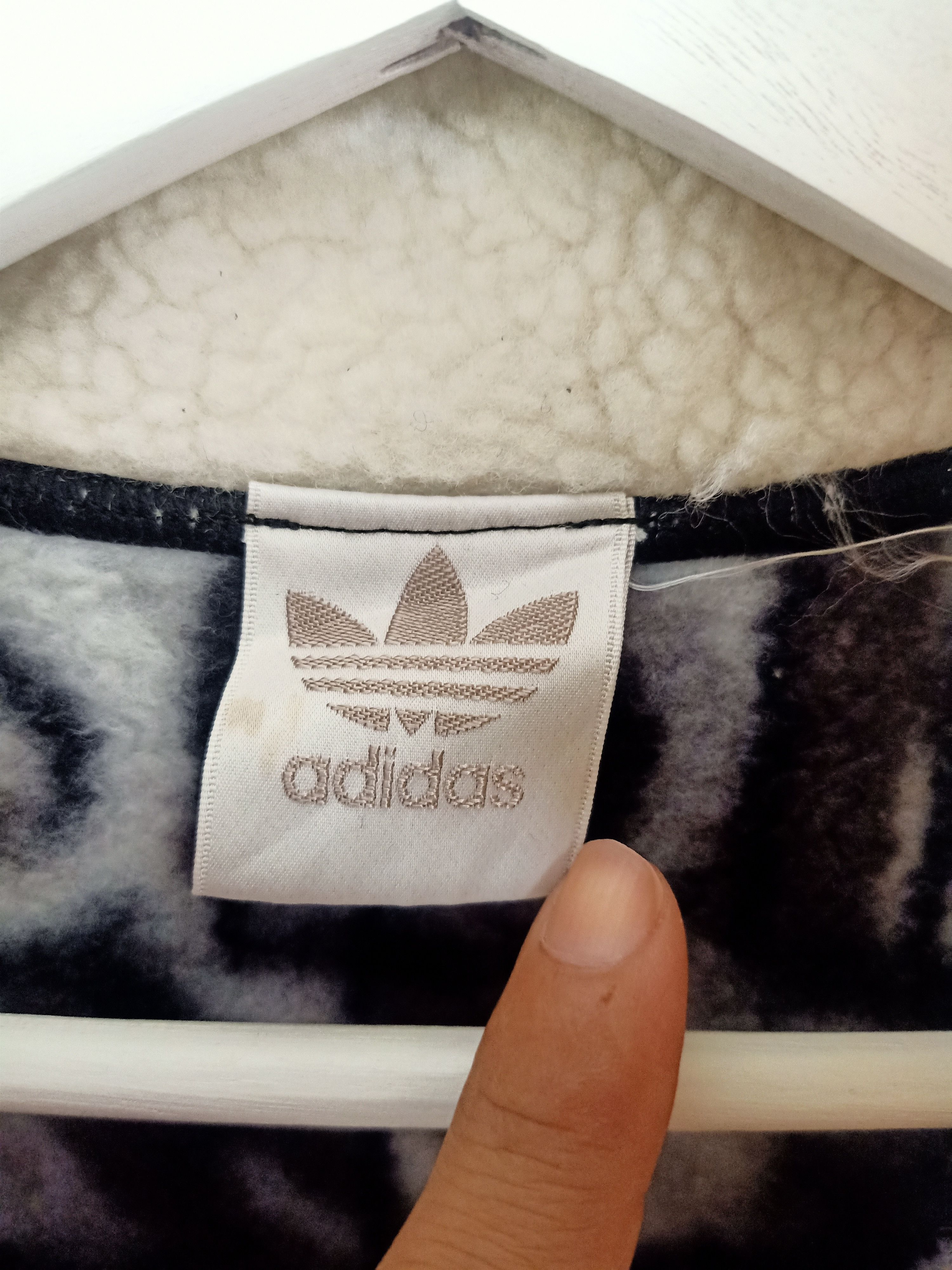 Adidas Adidas Deep pile Anorak Sweatshirt Size US L / EU 52-54 / 3 - 6 Thumbnail