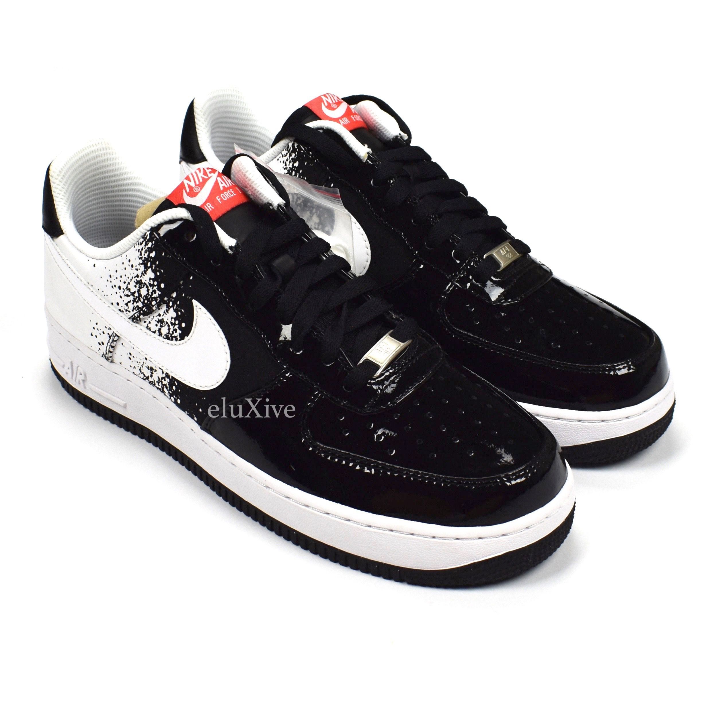 Pre-owned Nike Air Force 1 Low Premium Agassi Tech Challenge Ds Shoes In Black