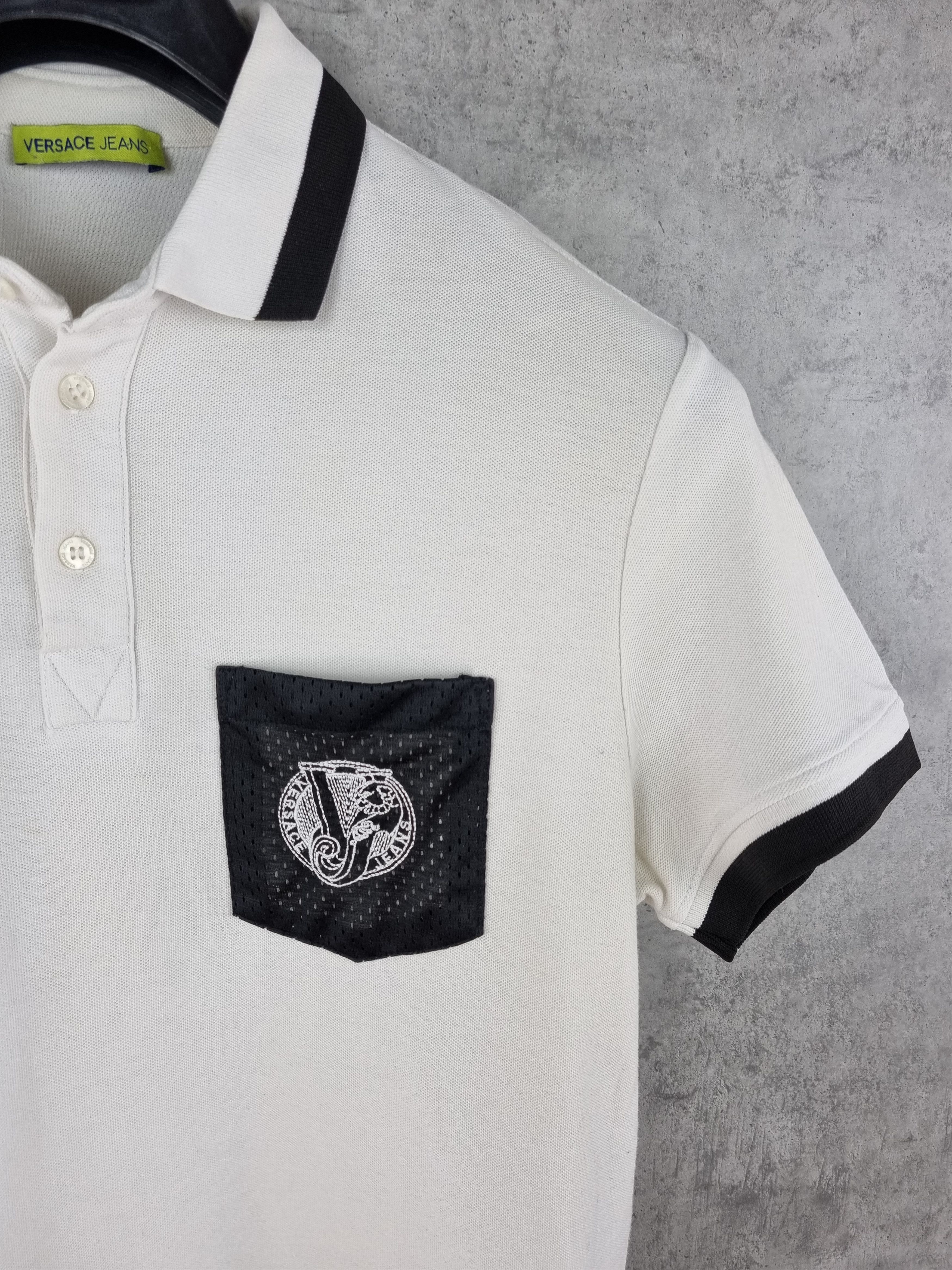 Versace × Versace Jeans Couture Rare VERSACE Jeans Medusa Logo Polo Shirt Size US M / EU 48-50 / 2 - 1 Thumbnail