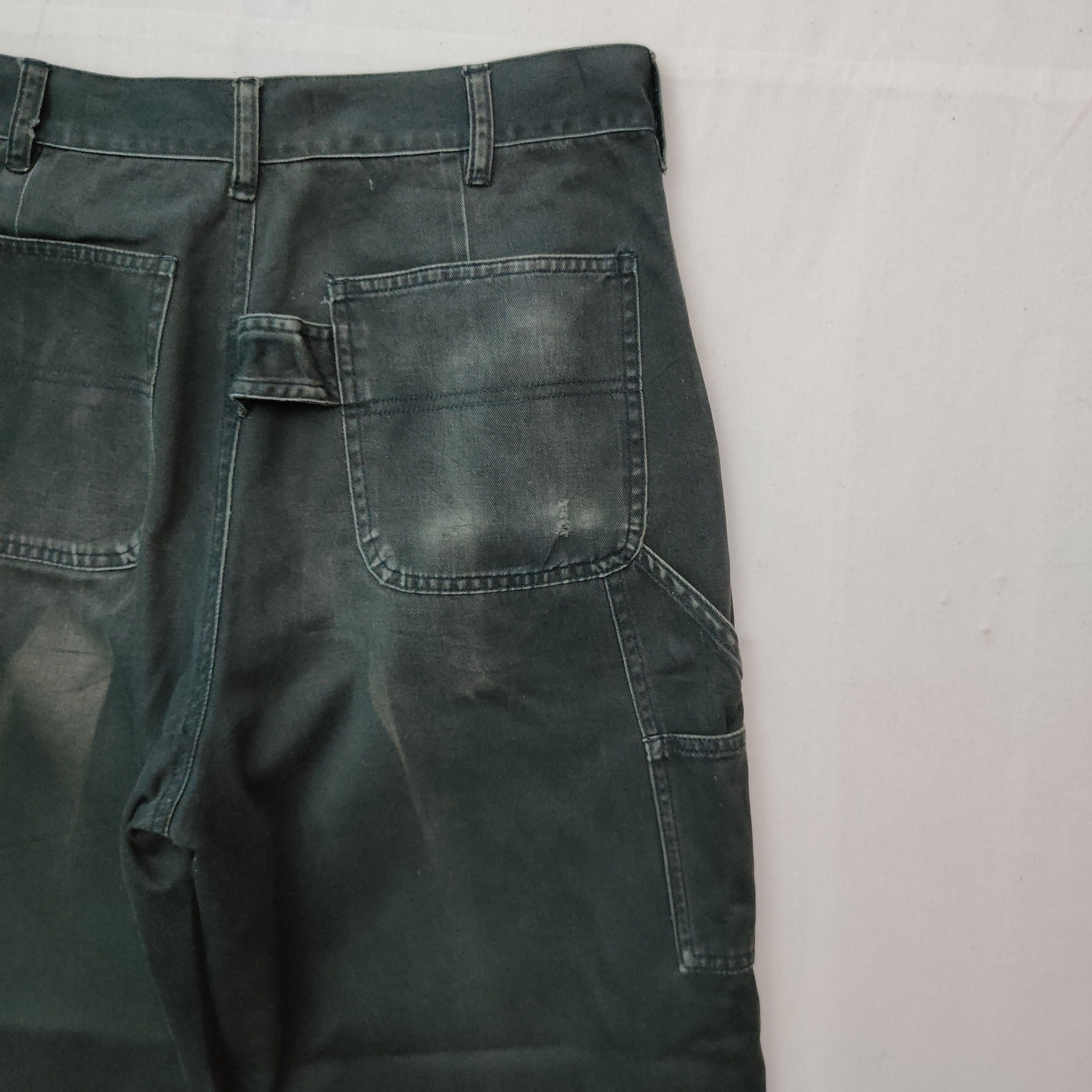 Japanese Brand Vintage‼️ Unbranded BLACK Faded Walker Trousers Pants Size US 30 / EU 46 - 7 Thumbnail