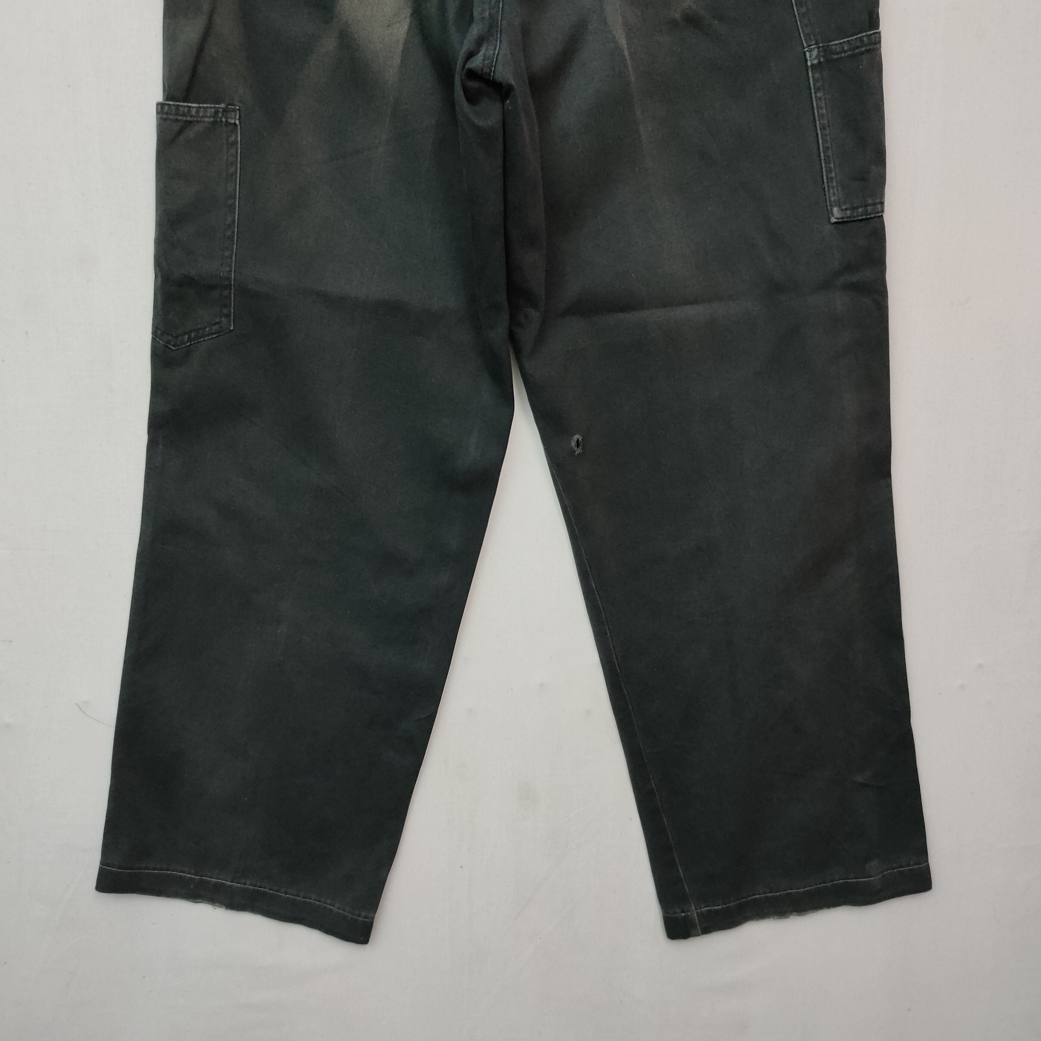 Japanese Brand Vintage‼️ Unbranded BLACK Faded Walker Trousers Pants Size US 30 / EU 46 - 5 Thumbnail