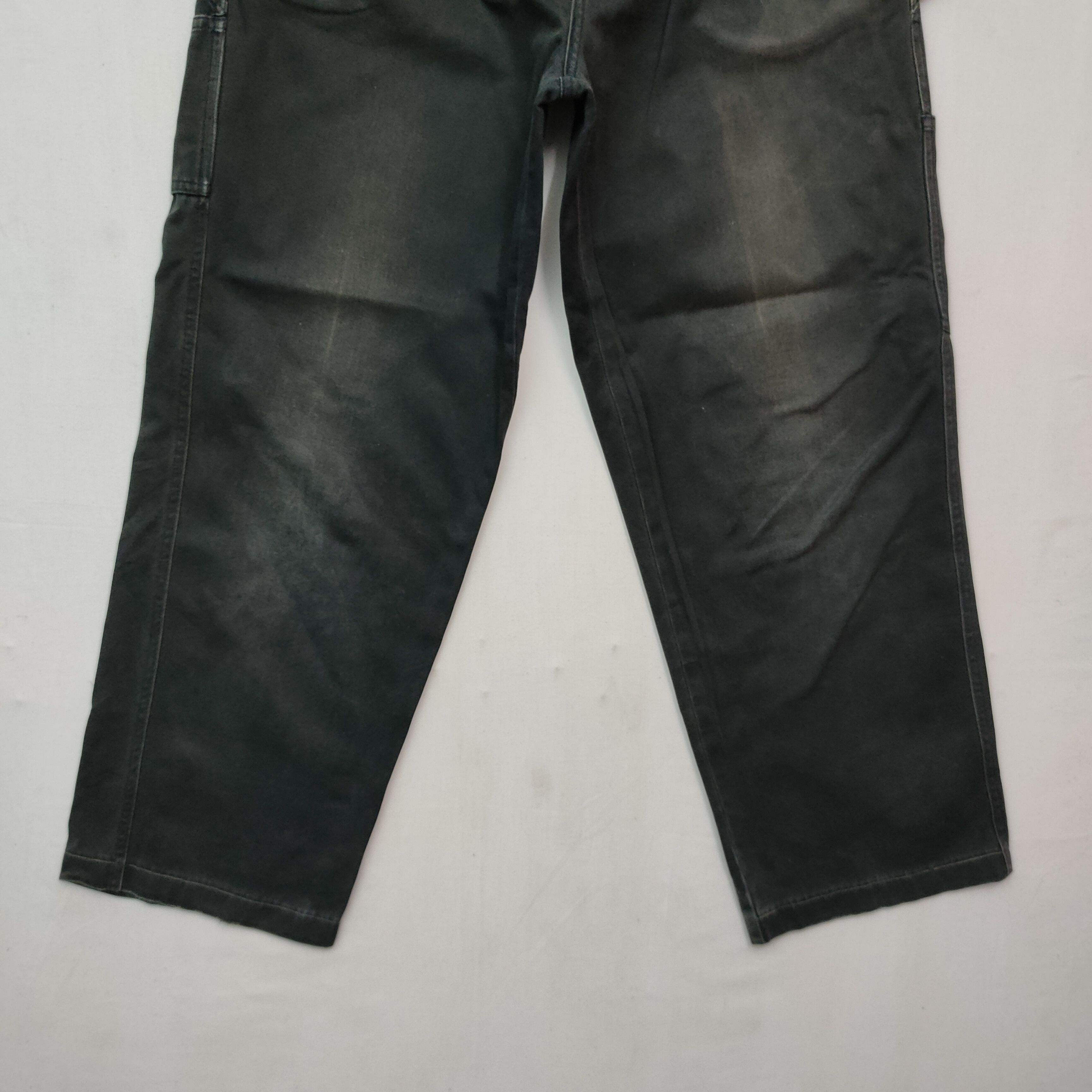 Japanese Brand Vintage‼️ Unbranded BLACK Faded Walker Trousers Pants Size US 30 / EU 46 - 2 Thumbnail