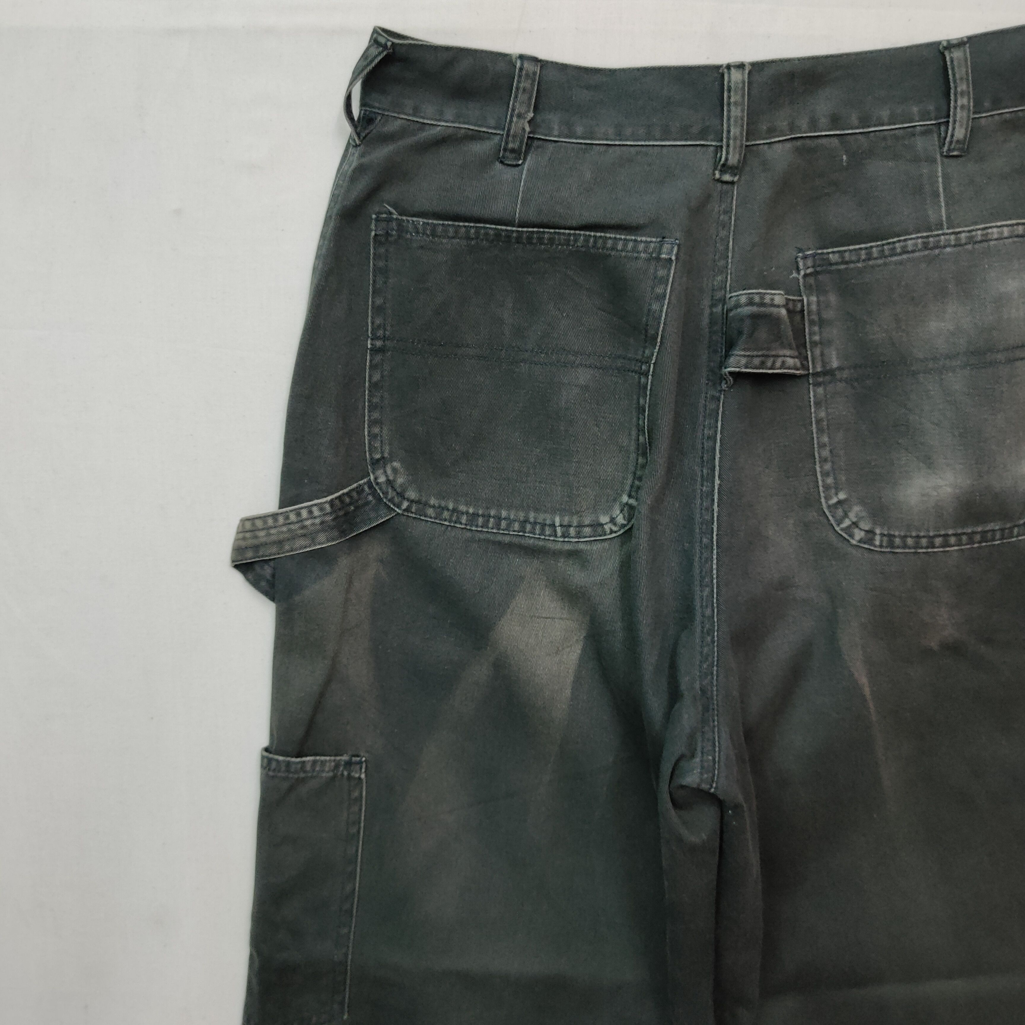 Japanese Brand Vintage‼️ Unbranded BLACK Faded Walker Trousers Pants Size US 30 / EU 46 - 6 Thumbnail