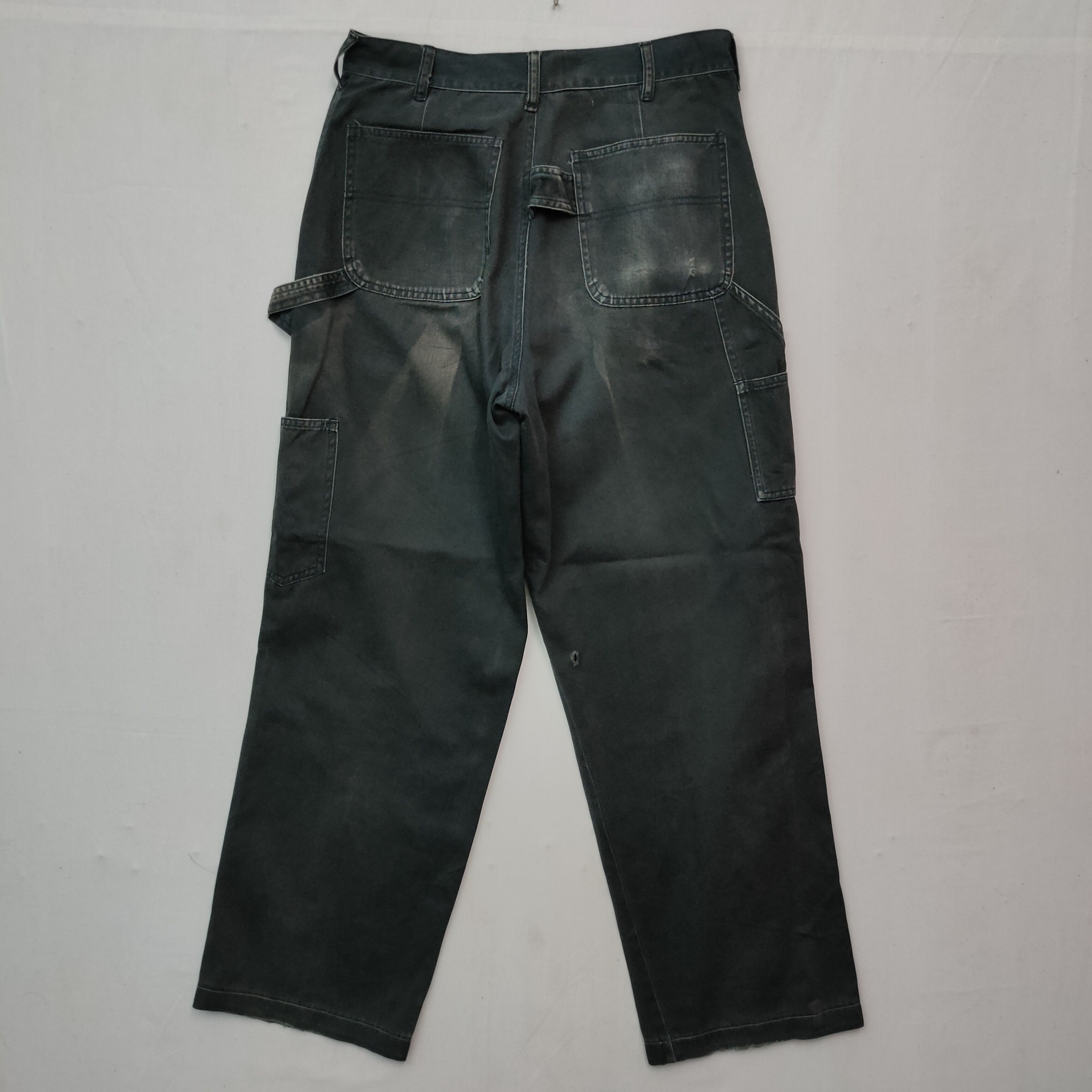 Japanese Brand Vintage‼️ Unbranded BLACK Faded Walker Trousers Pants Size US 30 / EU 46 - 8 Thumbnail