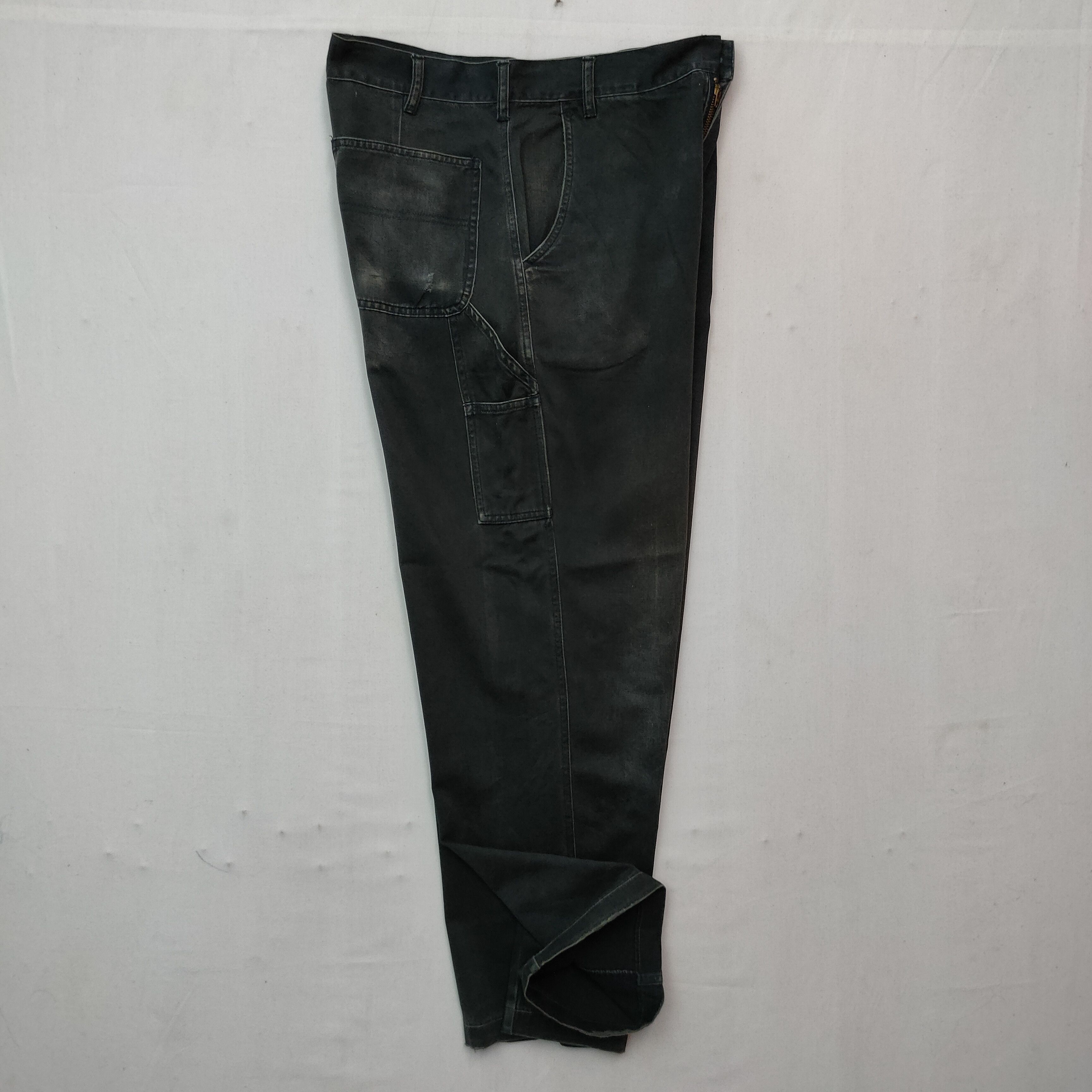 Japanese Brand Vintage‼️ Unbranded BLACK Faded Walker Trousers Pants Size US 30 / EU 46 - 9 Thumbnail