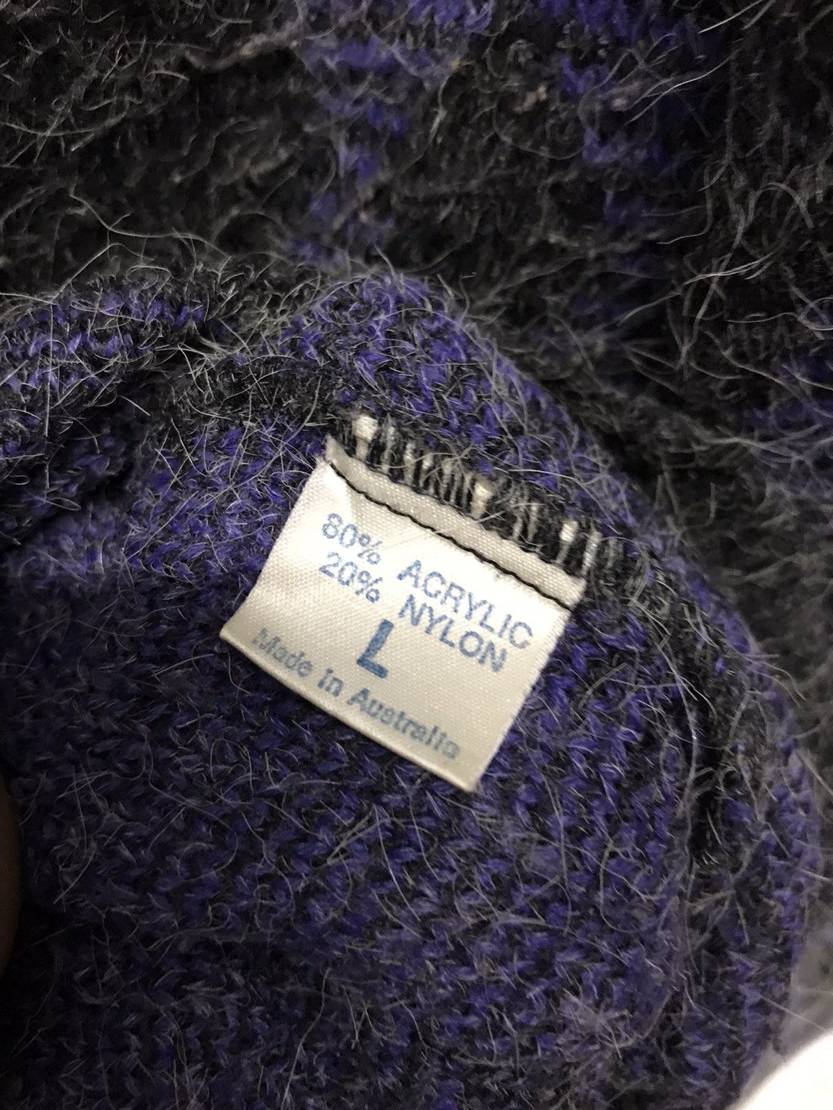 Designer × Vintage Vintage Mohair sweatshirt by young stitch made in Australia Size US L / EU 52-54 / 3 - 4 Thumbnail
