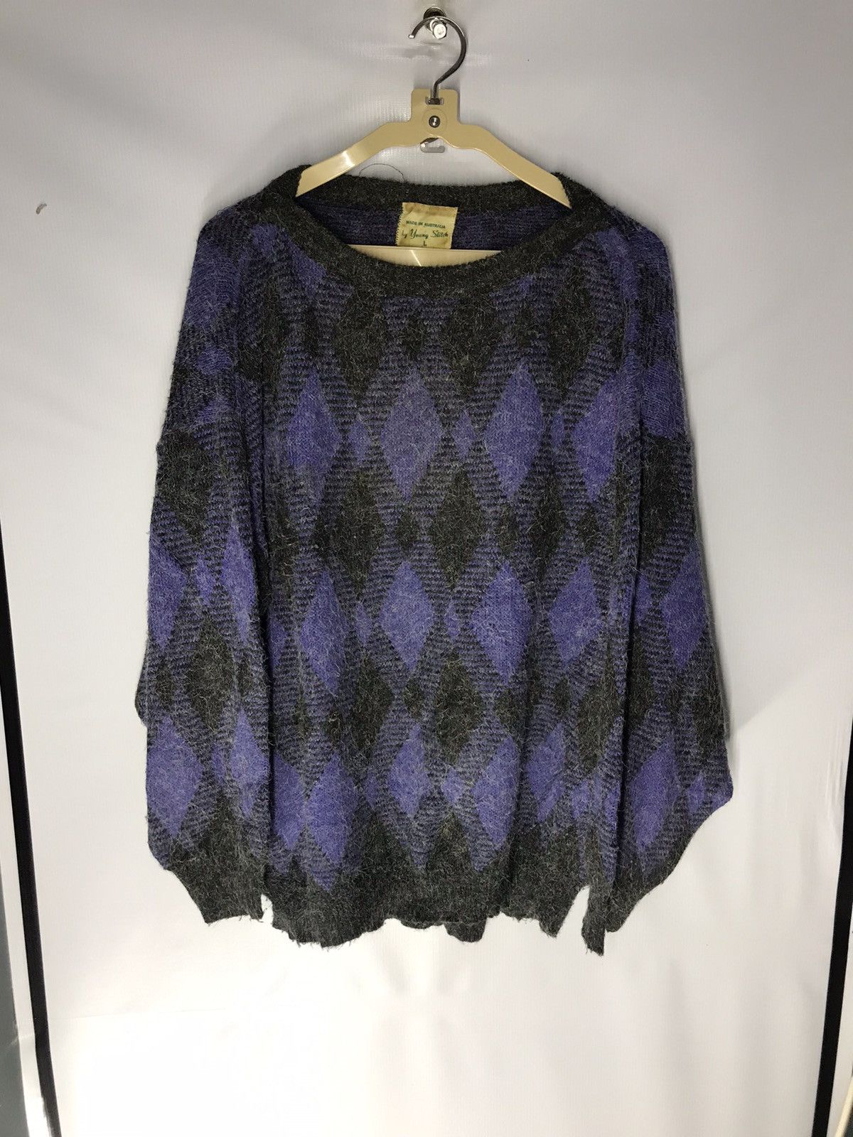 Designer × Vintage Vintage Mohair sweatshirt by young stitch made in Australia Size US L / EU 52-54 / 3 - 6 Thumbnail