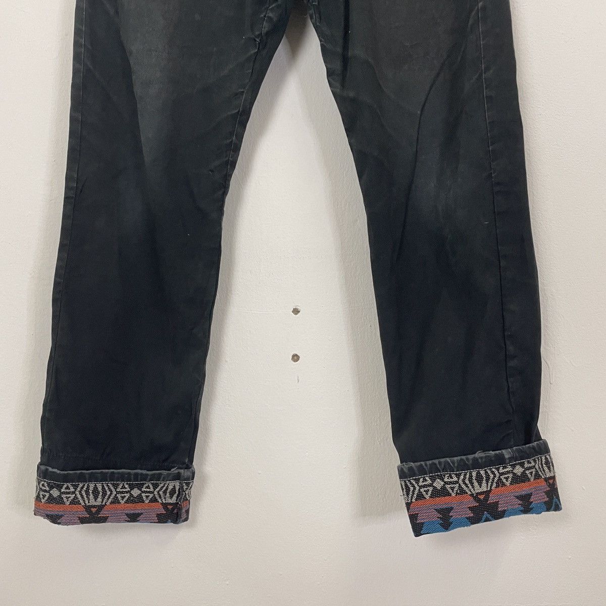 Other Vintage Unbranded Aztec Navajo Style Denim Jeans Size US 30 / EU 46 - 10 Thumbnail