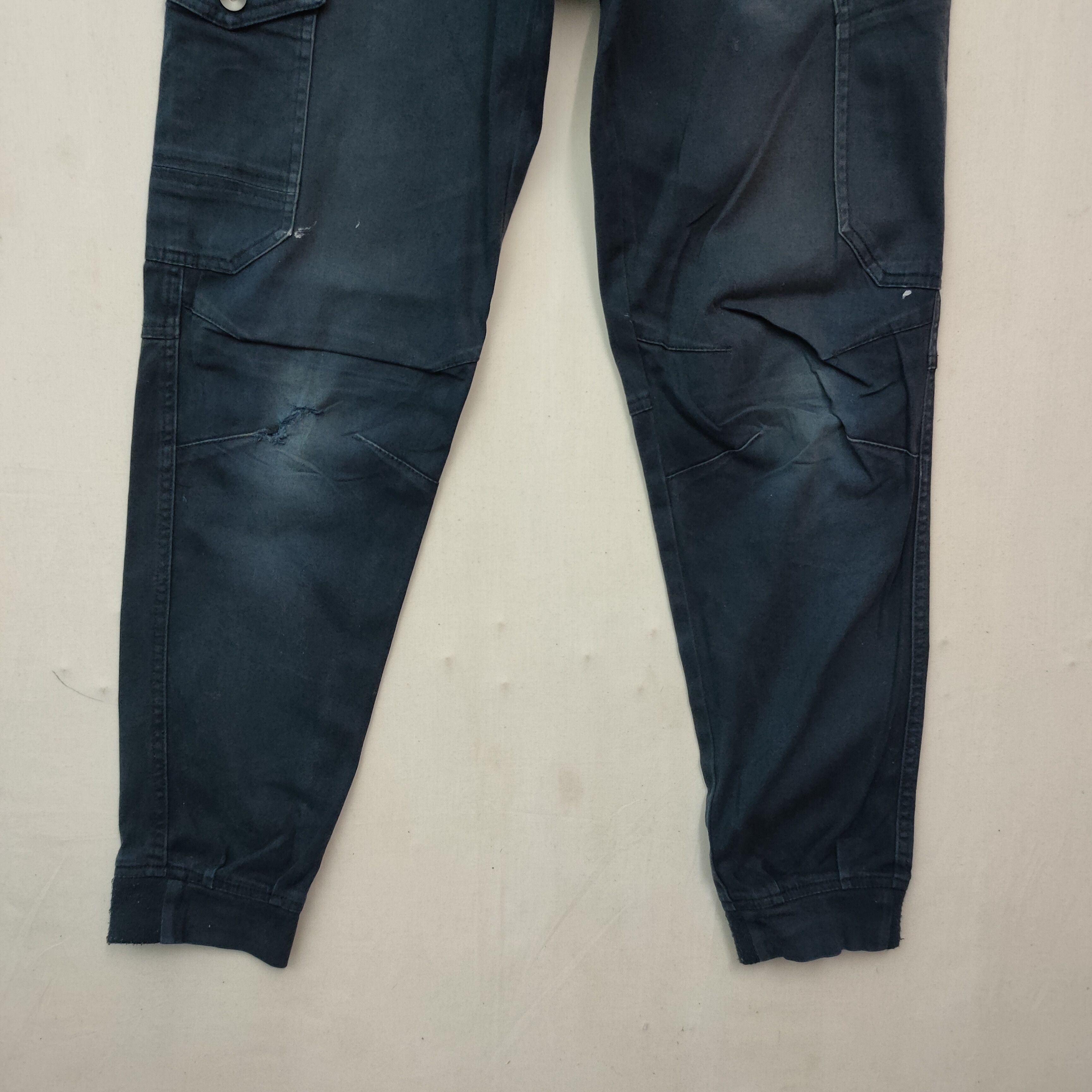 Japanese Brand Japanese Vintage BIKES Faded Jogger Trousers Cargo Pants Size US 30 / EU 46 - 4 Thumbnail