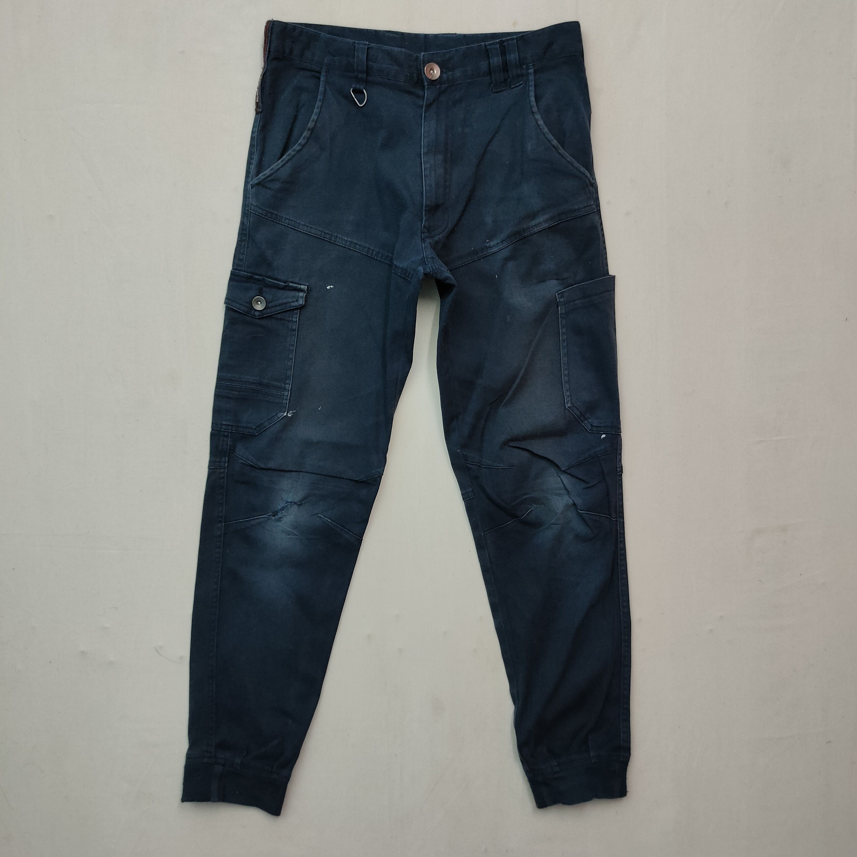 Japanese Brand Japanese Vintage BIKES Faded Jogger Trousers Cargo Pants Size US 30 / EU 46 - 1 Thumbnail