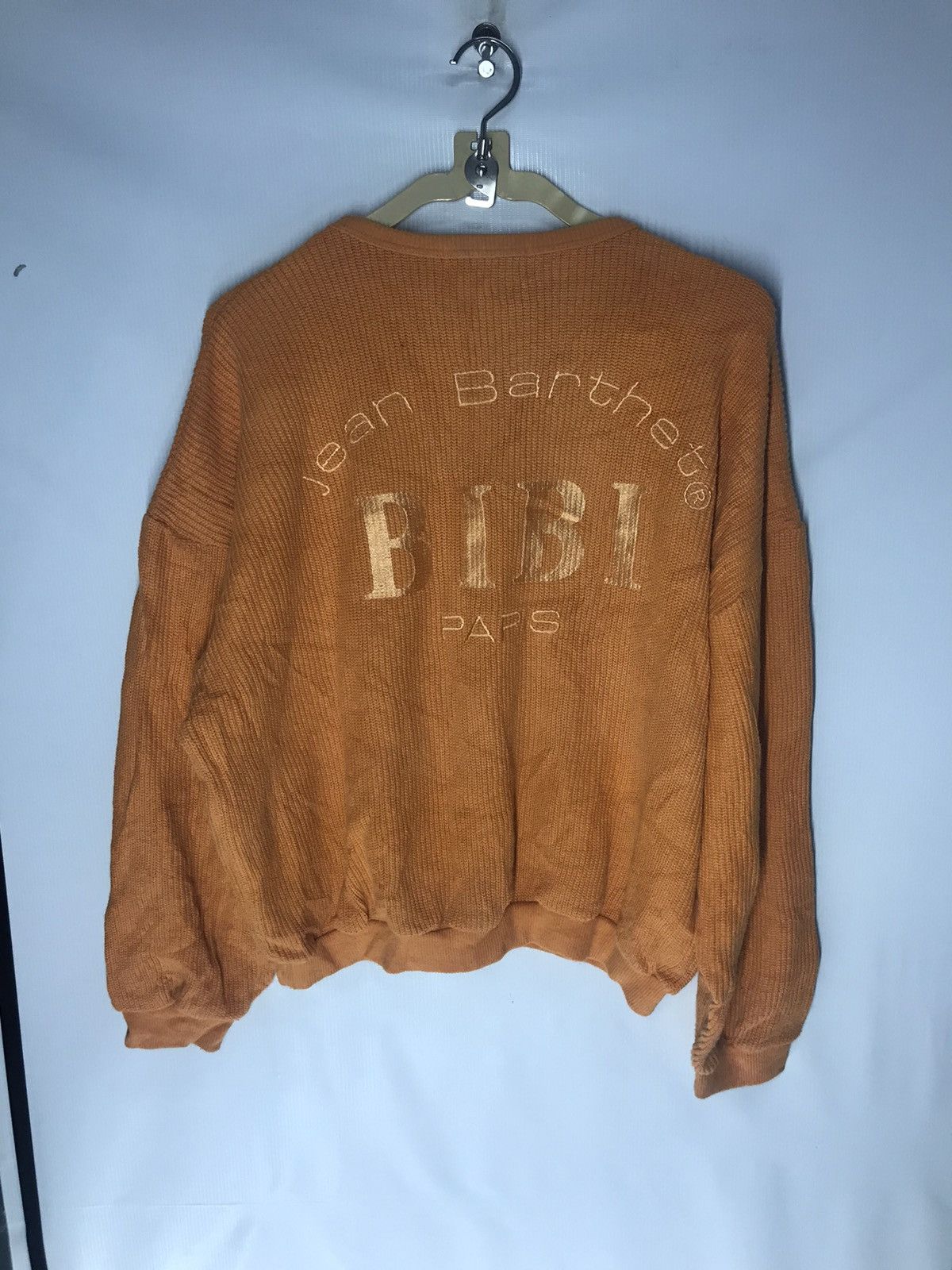 Designer Bibi jean bartheu paris spellout knit croptop sweatshirt Size US L / EU 52-54 / 3 - 7 Thumbnail