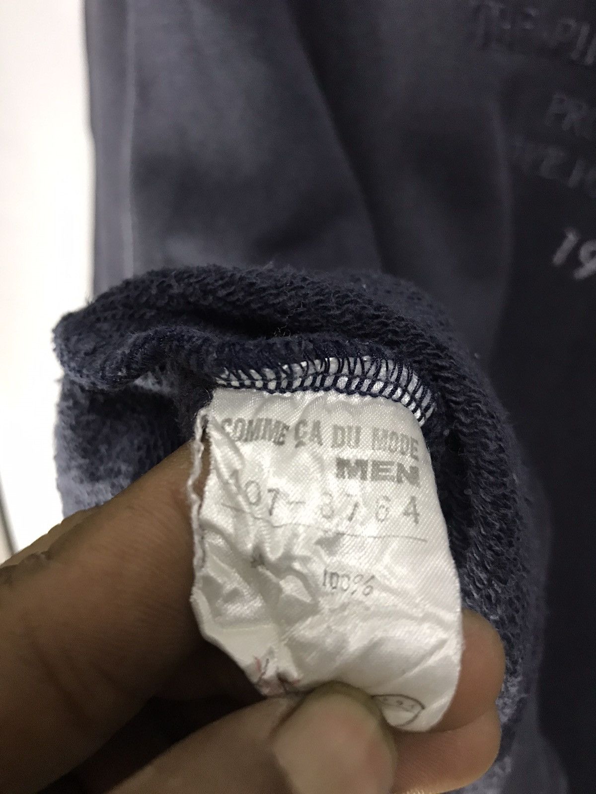 Designer × Japanese Brand Comme ca du mode men crewneck sweatshirt back spellout Size US L / EU 52-54 / 3 - 5 Thumbnail