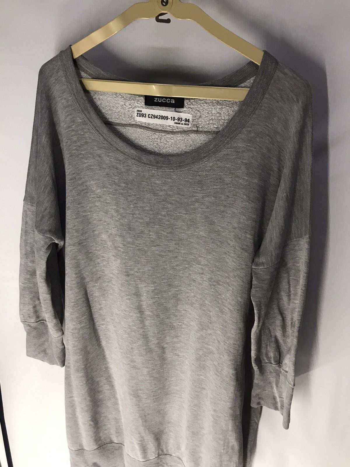 CABANE de ZUCCa × Designer CABANE DE ZUCCA long sweatshirt quarter sleeve woman Size US M / EU 48-50 / 2 - 5 Thumbnail