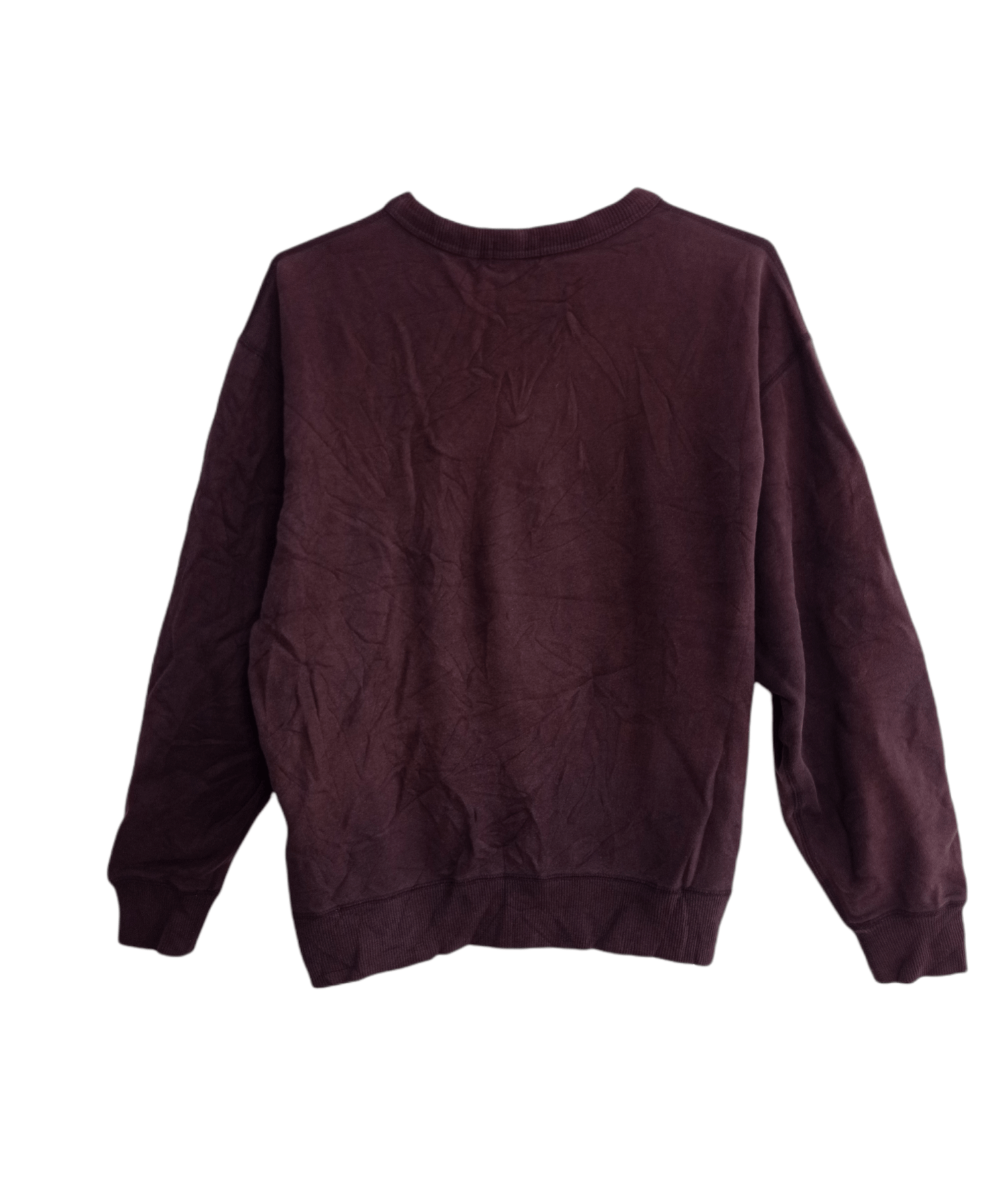 Uniqlo Vintage Uniqlo Maroon Sweatshirt Size US L / EU 52-54 / 3 - 2 Thumbnail