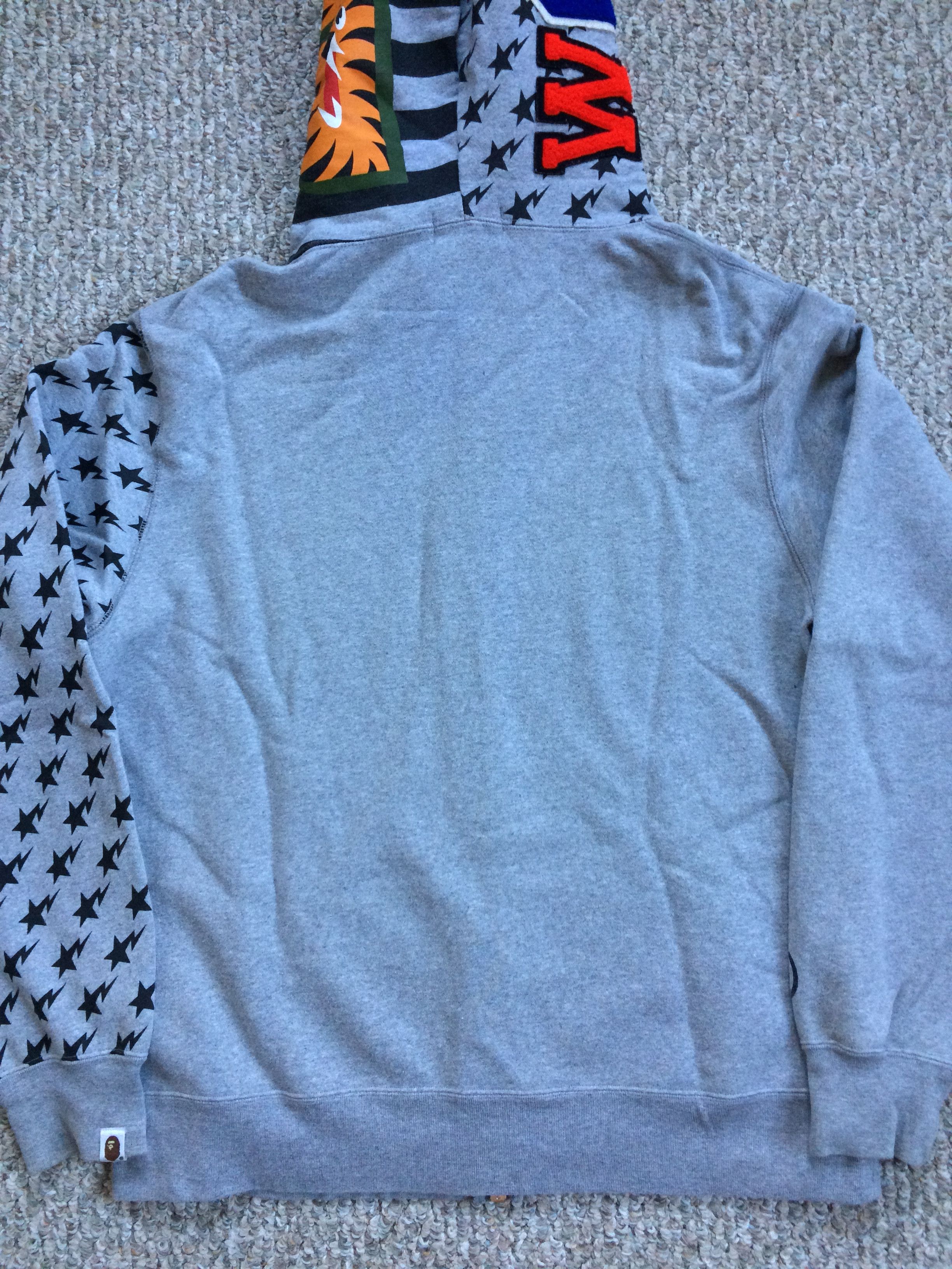 Bape Sta Shark Full Zip Hoodie Size US XXL / EU 58 / 5 - 7 Thumbnail