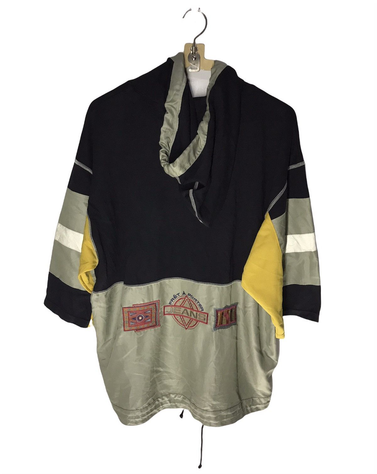 Designer × Lancel Lancel jeans sweatshirt hoodie half zipper spellout Size US L / EU 52-54 / 3 - 2 Thumbnail