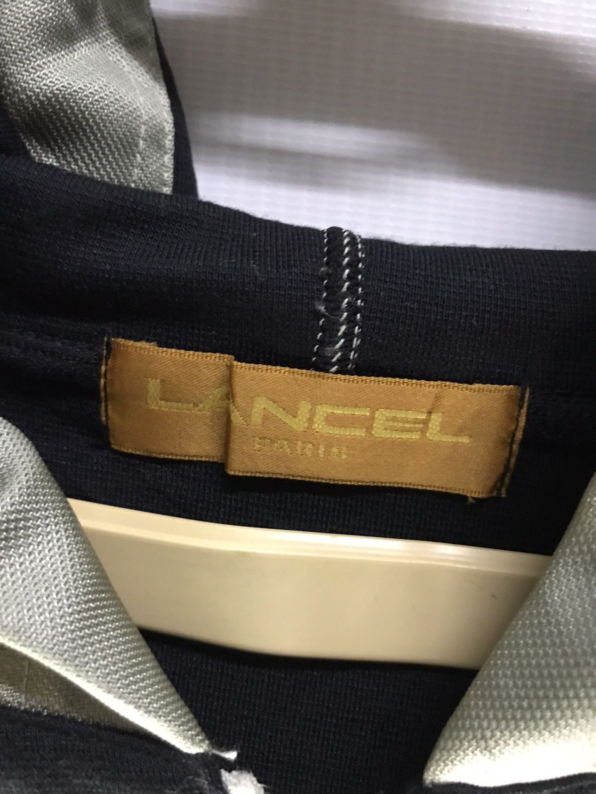 Designer × Lancel Lancel jeans sweatshirt hoodie half zipper spellout Size US L / EU 52-54 / 3 - 3 Thumbnail