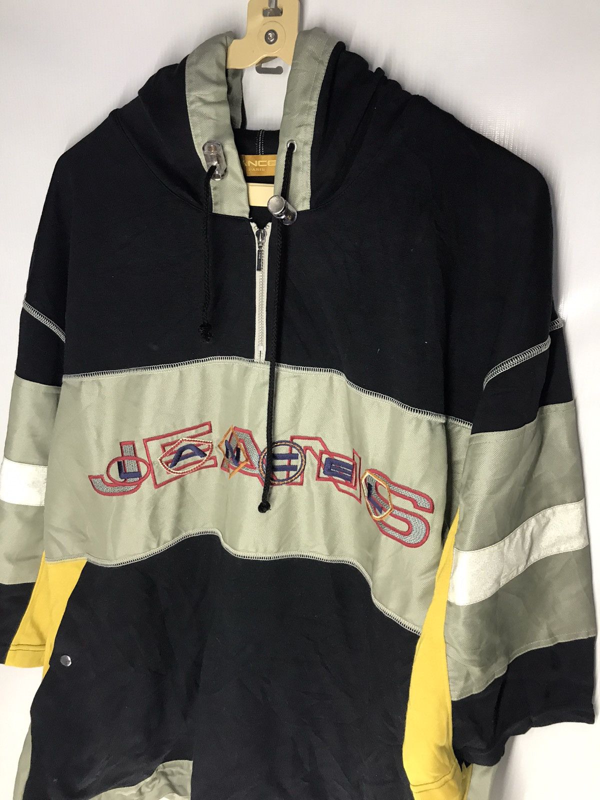 Designer × Lancel Lancel jeans sweatshirt hoodie half zipper spellout Size US L / EU 52-54 / 3 - 6 Thumbnail